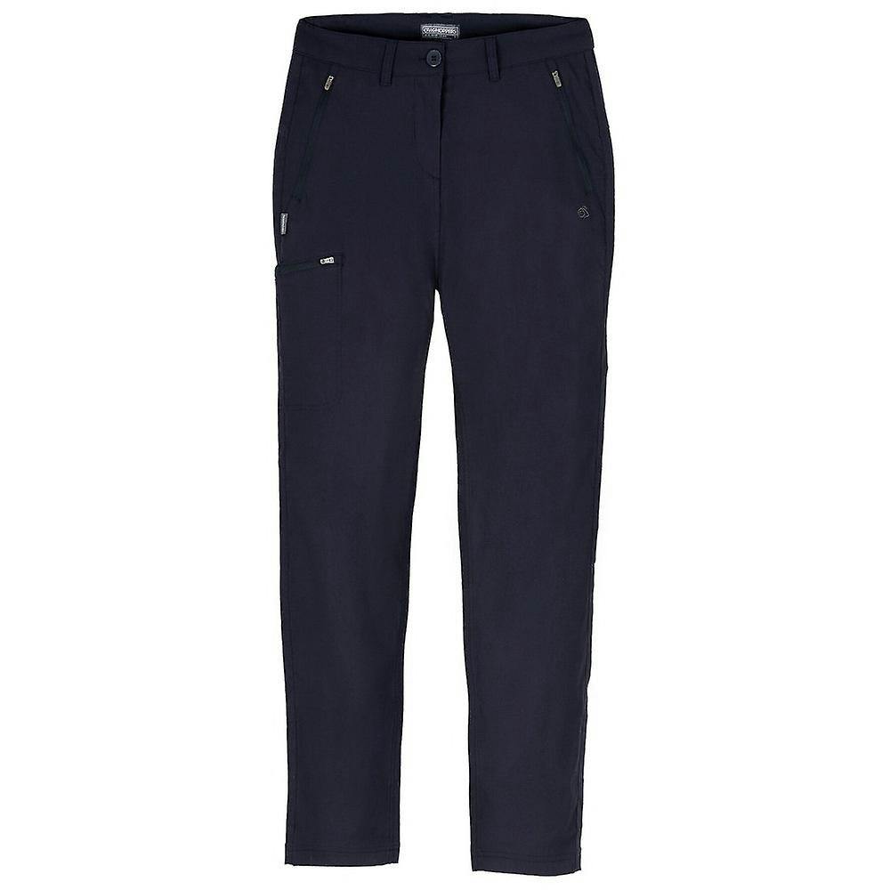 Craghoppers Women's Dark / Expert Kiwi Pro Stretch Trousers - Navy - 20 Uk R - Navy - 96% Polyamide/4% Elastane