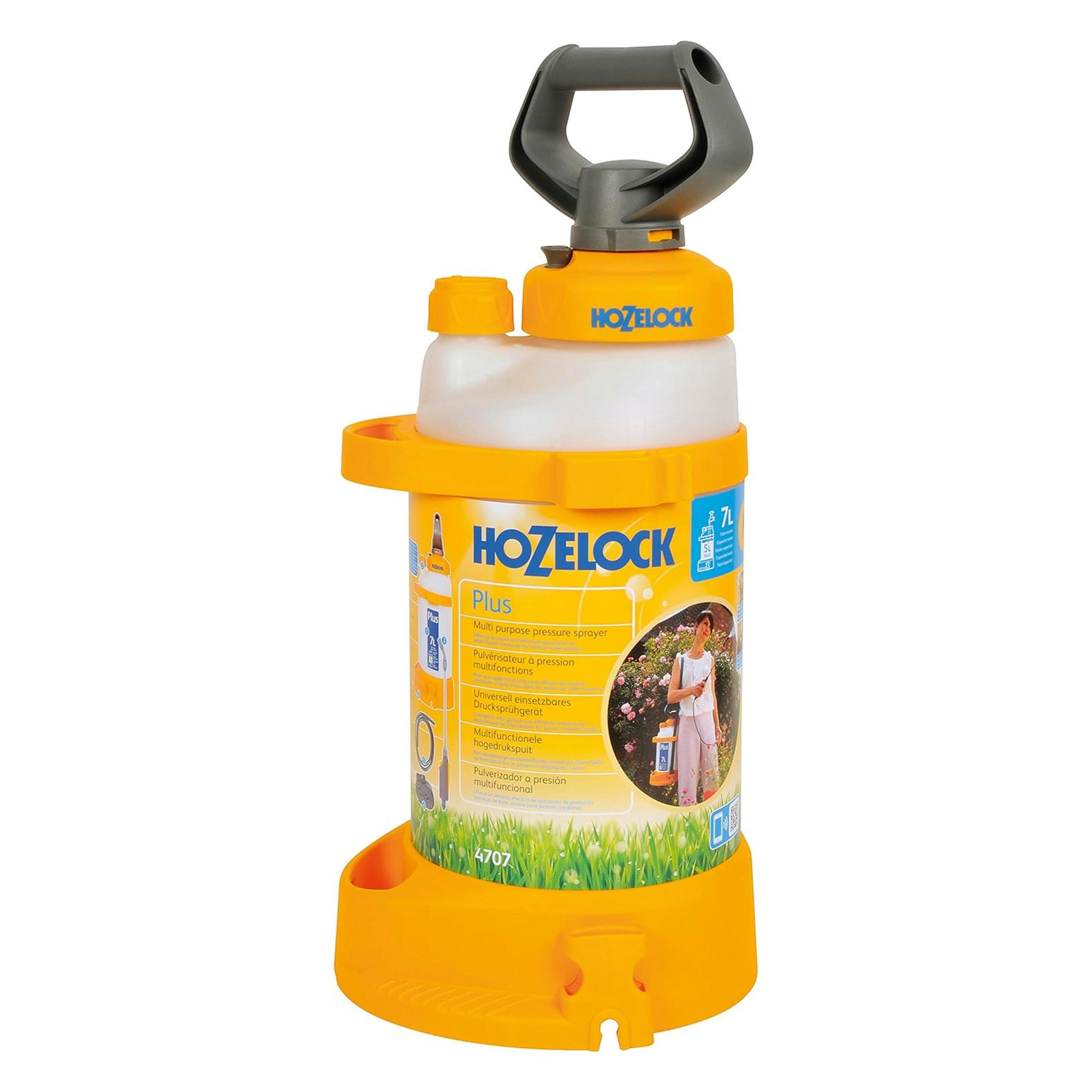 Hozelock White/Yellow Pressure Sprayer Plus - 7L