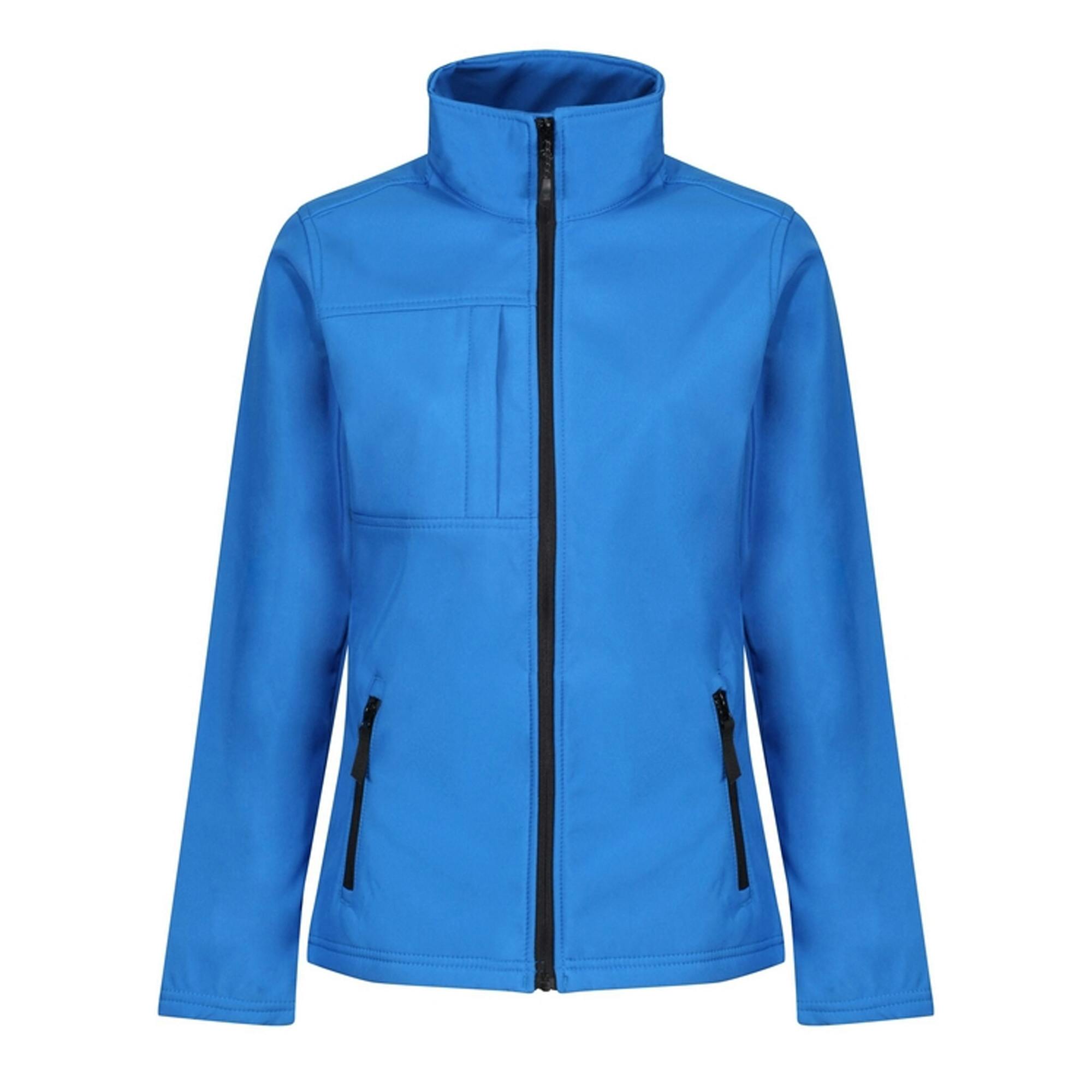 Regatta Women's Blue/Black Octagon Ii Waterproof Soft Shell Jacket - Oxford / - 18 - Oxford - 100% Nylon