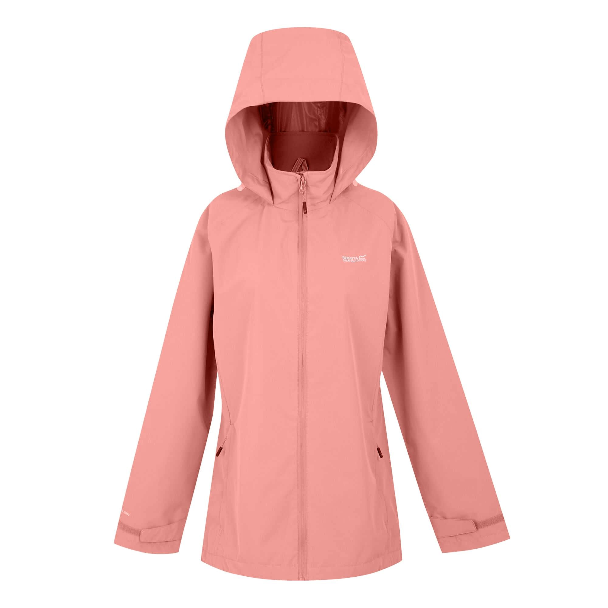 Regatta Women's Peach/Pink Daysha Ii Waterproof Jacket - 14 Uk - 100% Recycled Polyester