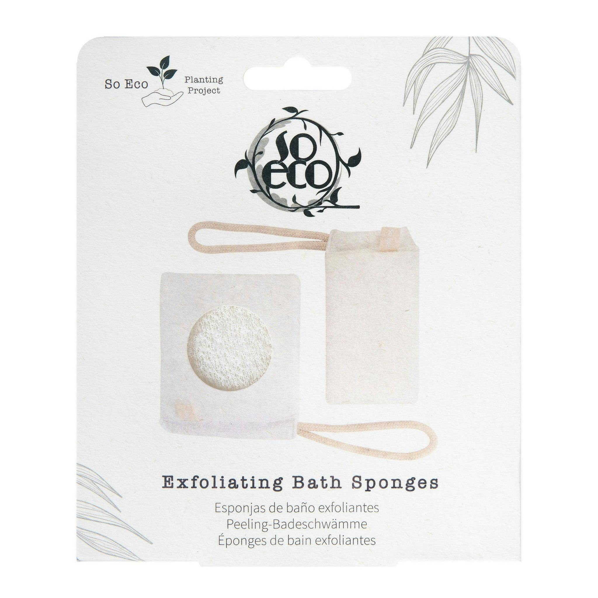 So Eco Exfoliating Bath Sponges - 2 Pack - Image 2