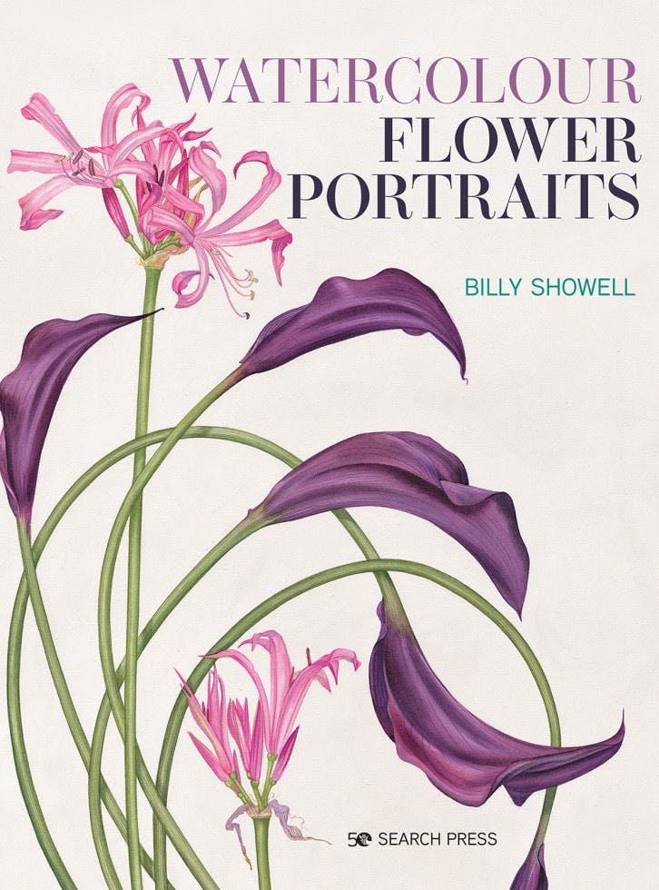 Watercolour Flower Portraits.by Showell New Fast Free Shipping** - Image 7