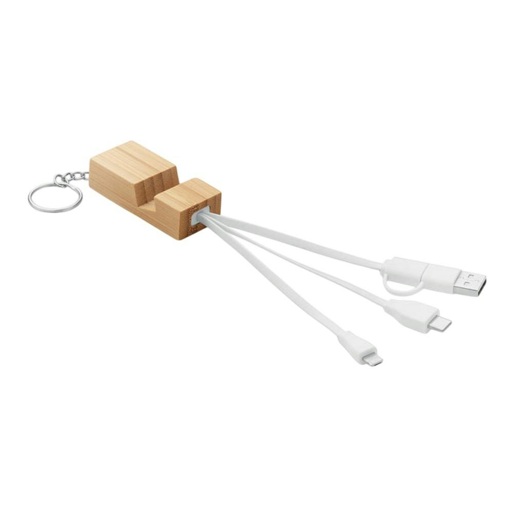 Midocean Clauerc Bamboo Keyring Stand - Wood - One Size - Wood