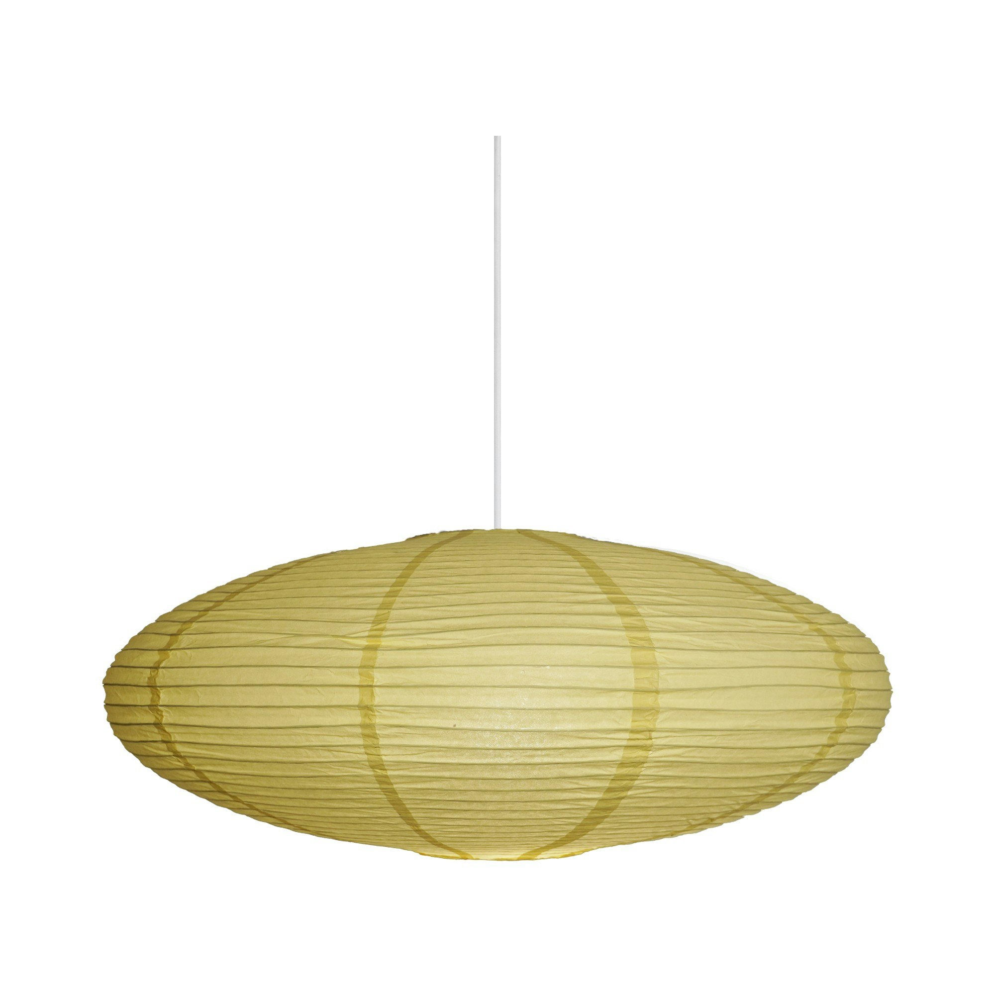 B&Q - Villo Paper Lamp Shade Soft Diffused Yellow, - Image 4
