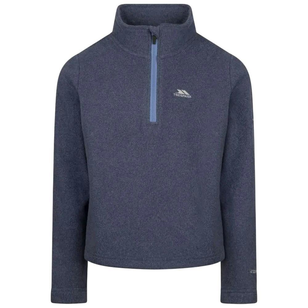 Trespass Blue Childrens/Kids Nollan Microfleece At200 Fleece - Tone - 7-8 Years - Tone - 90% Polyester/10% Elastane