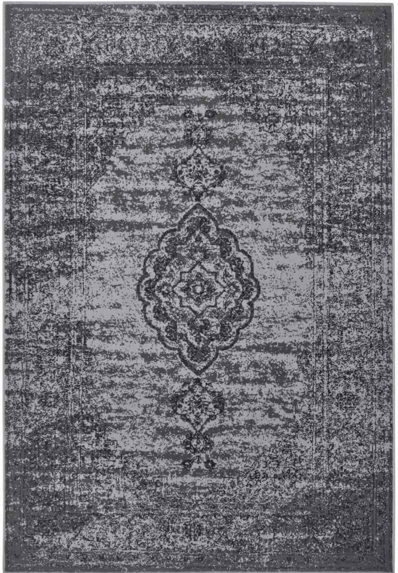 Rackhams Grey Velours Méridional Rug - Oriental Look - 80X150 Cm