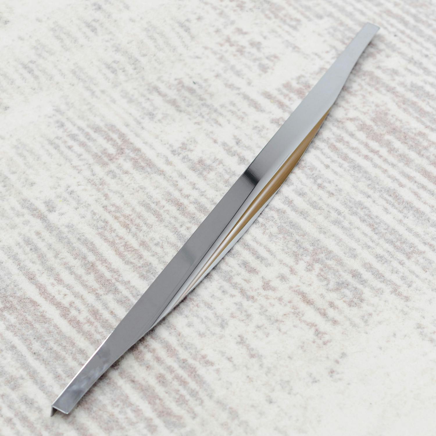 Handle & Home Polished Chrome Screw Fix Trim Handles - 796Mm Handle
