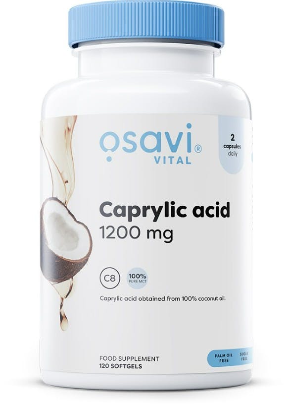 Osavi Caprylic Acid, 1200Mg - 120 Softgels - Image 5