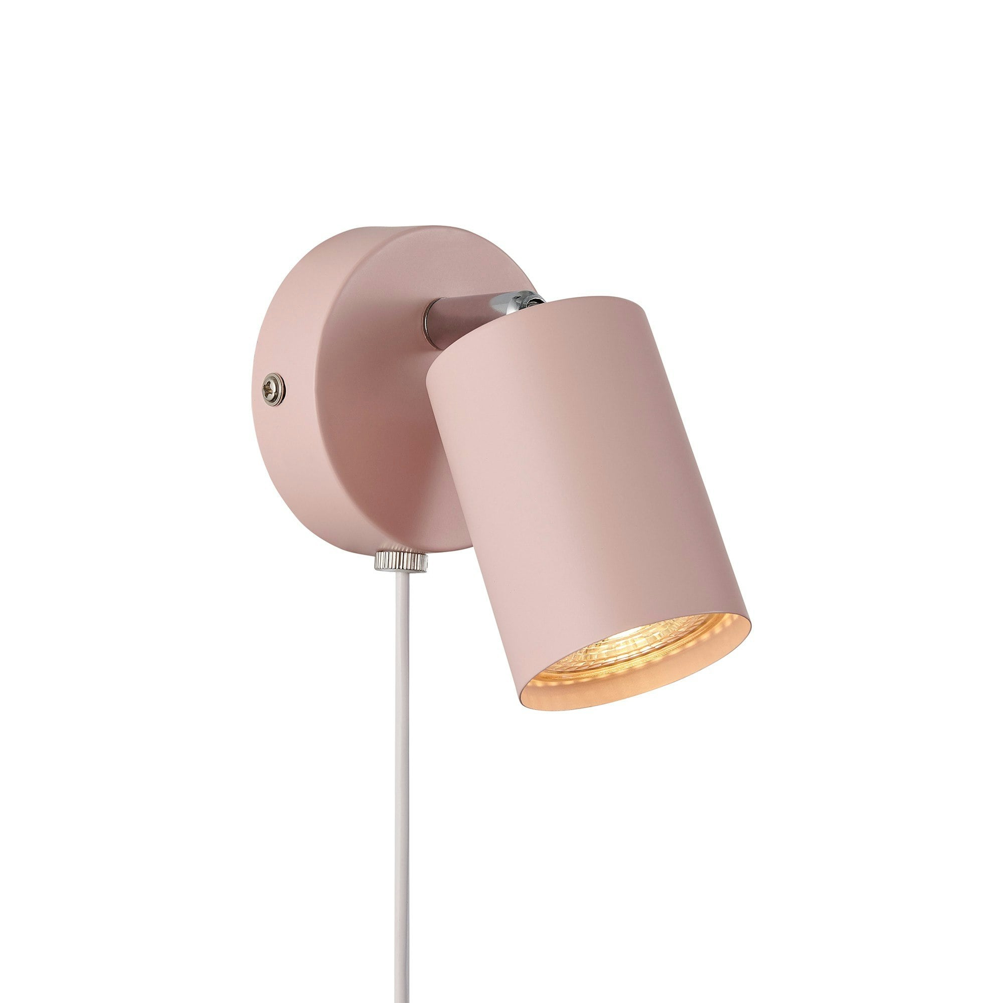 Nordlux Explore Wall Spotlight With Cable And Plug, Gu10, Rosé - Image 6