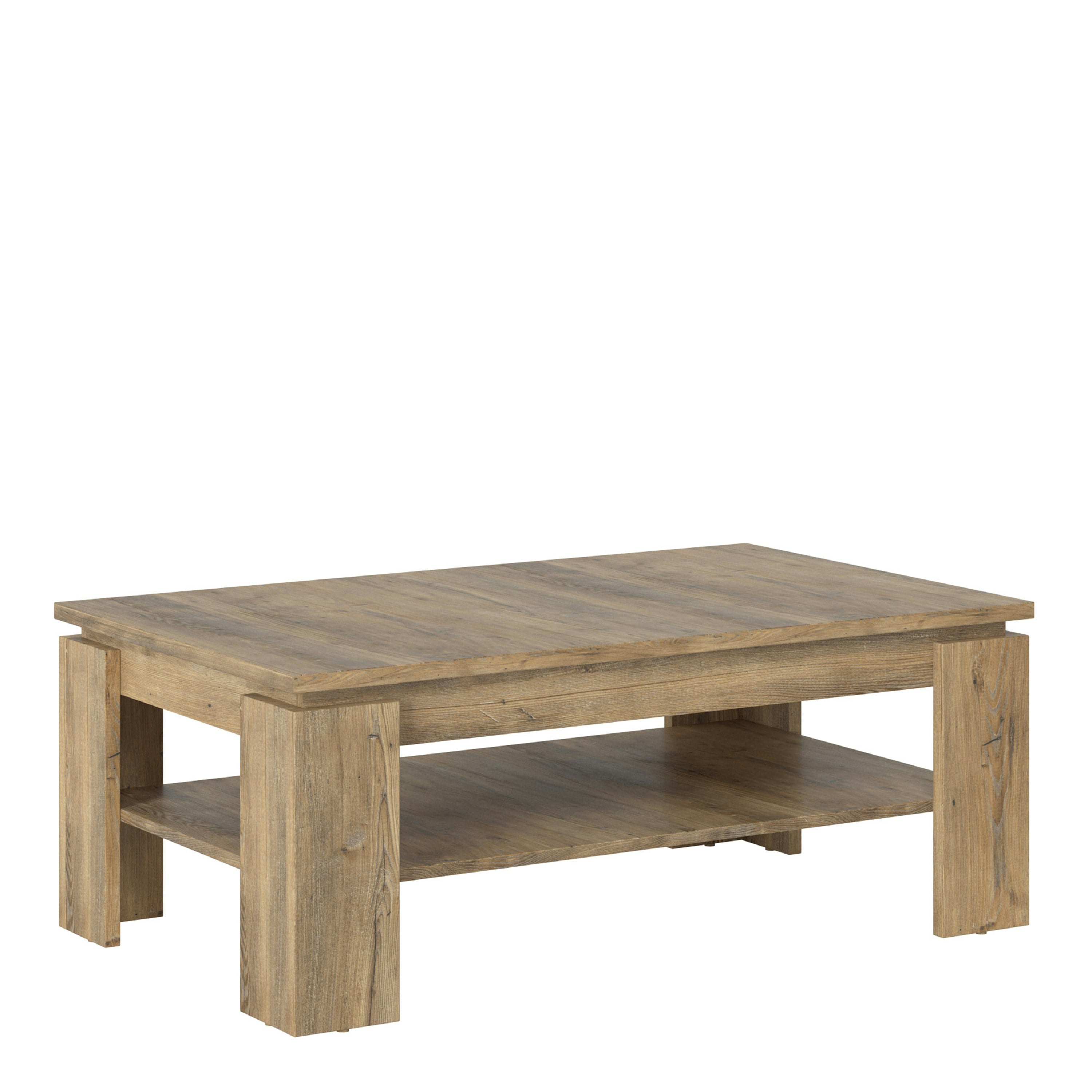 Rackhams Grey/Brown Rapallo Large Coffee Table In Chestnut And Matera - Chestnut And - 67