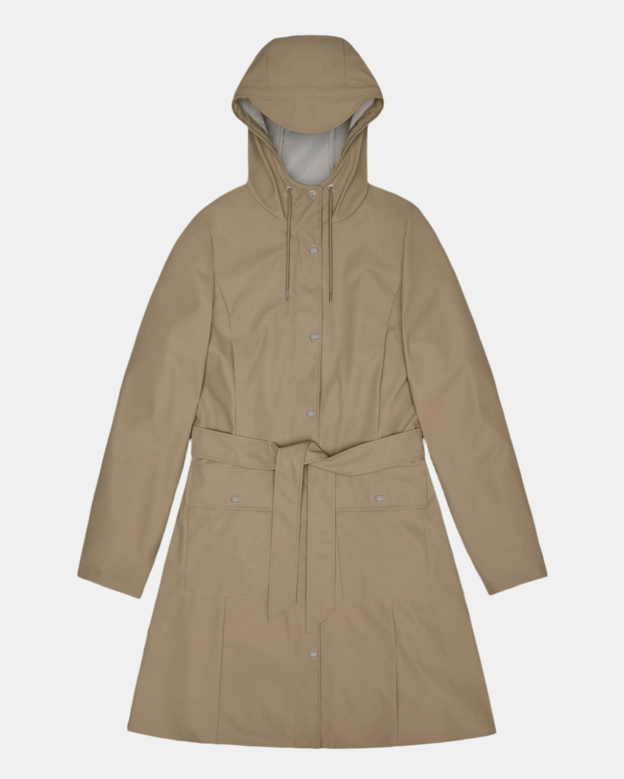 Rains Women's Beige Curve Jacket - 133 - 133 - M