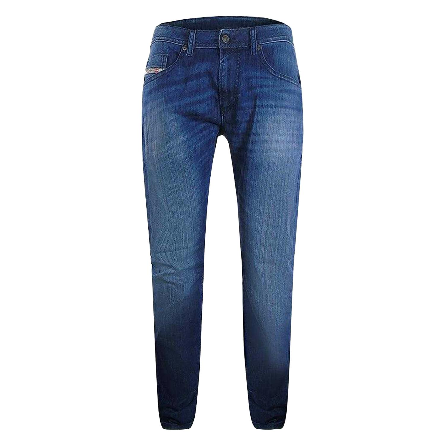 Diesel Men's Blue Larkee-X Jeans - Medium - Medium - 28R - 99% Cotton/1% Elastane