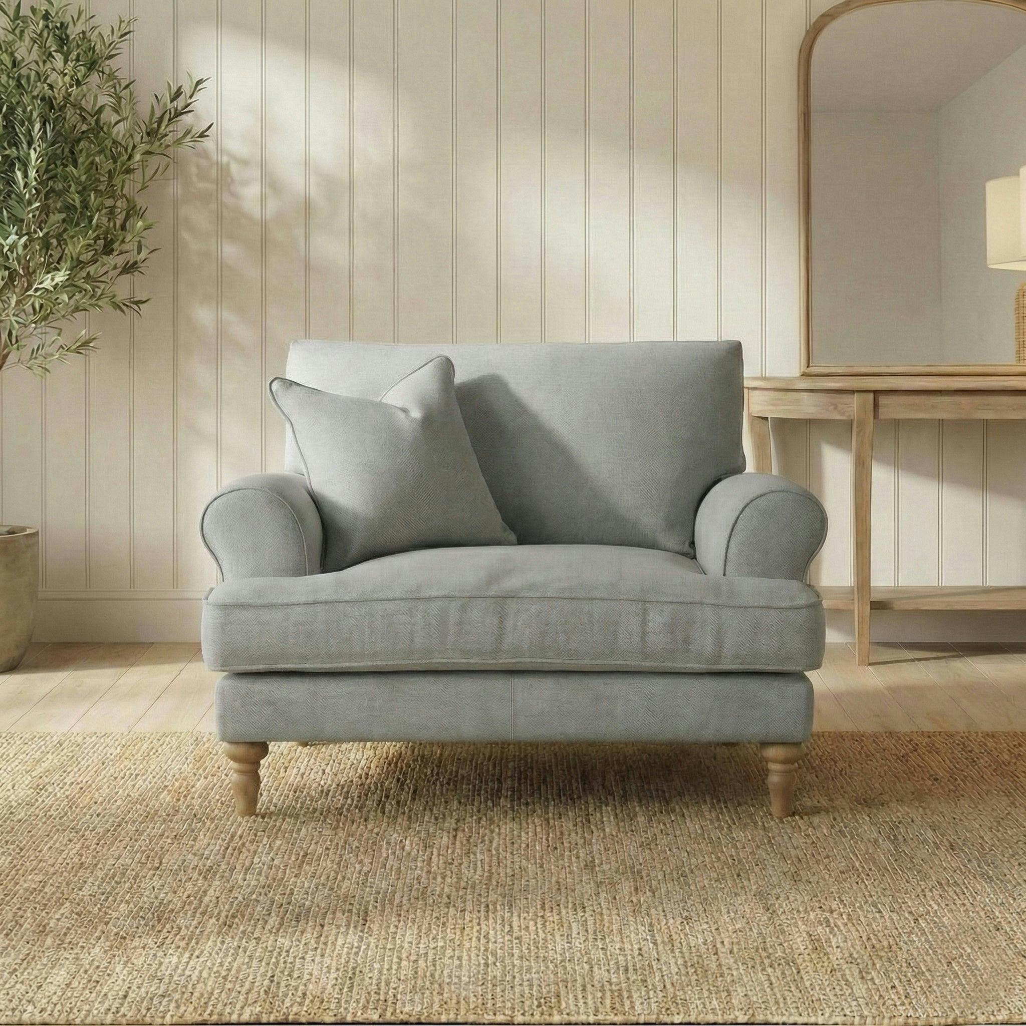 The Great Sofa Company Grey Marylebone Snuggle Chair - Dove
