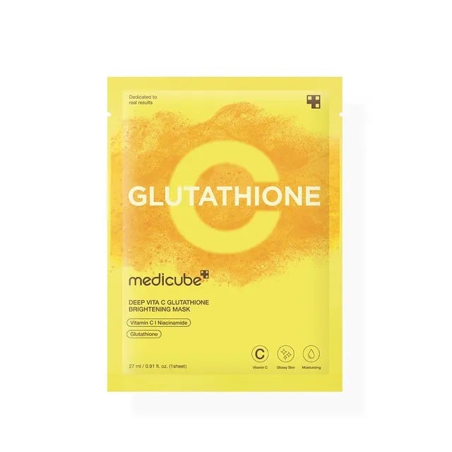 Medicube Yellow/Dark Deep Vita C Glutathione Brightening Mask