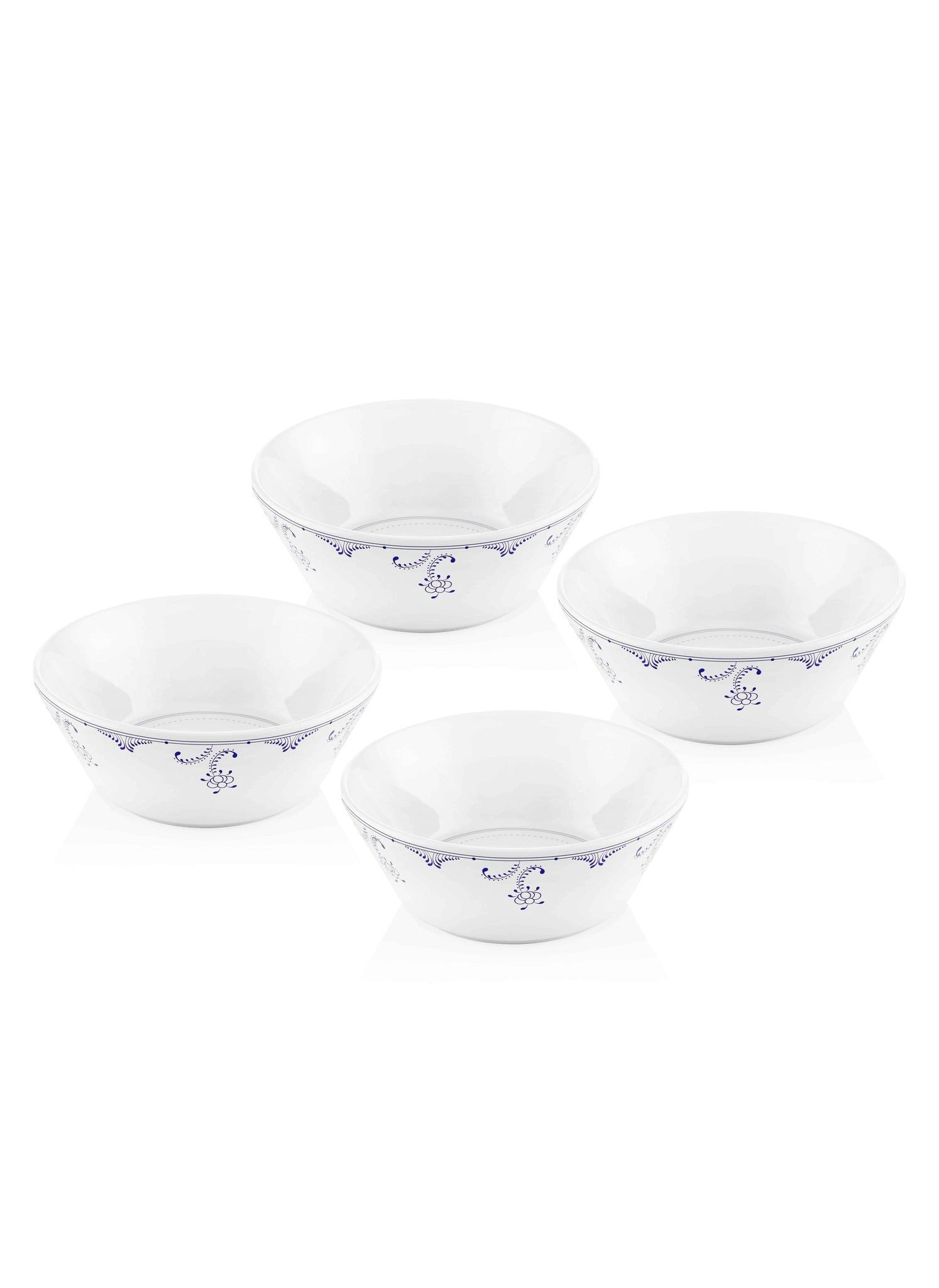 Rozi Blue Marvy Collection Bowls (Set Of 4)