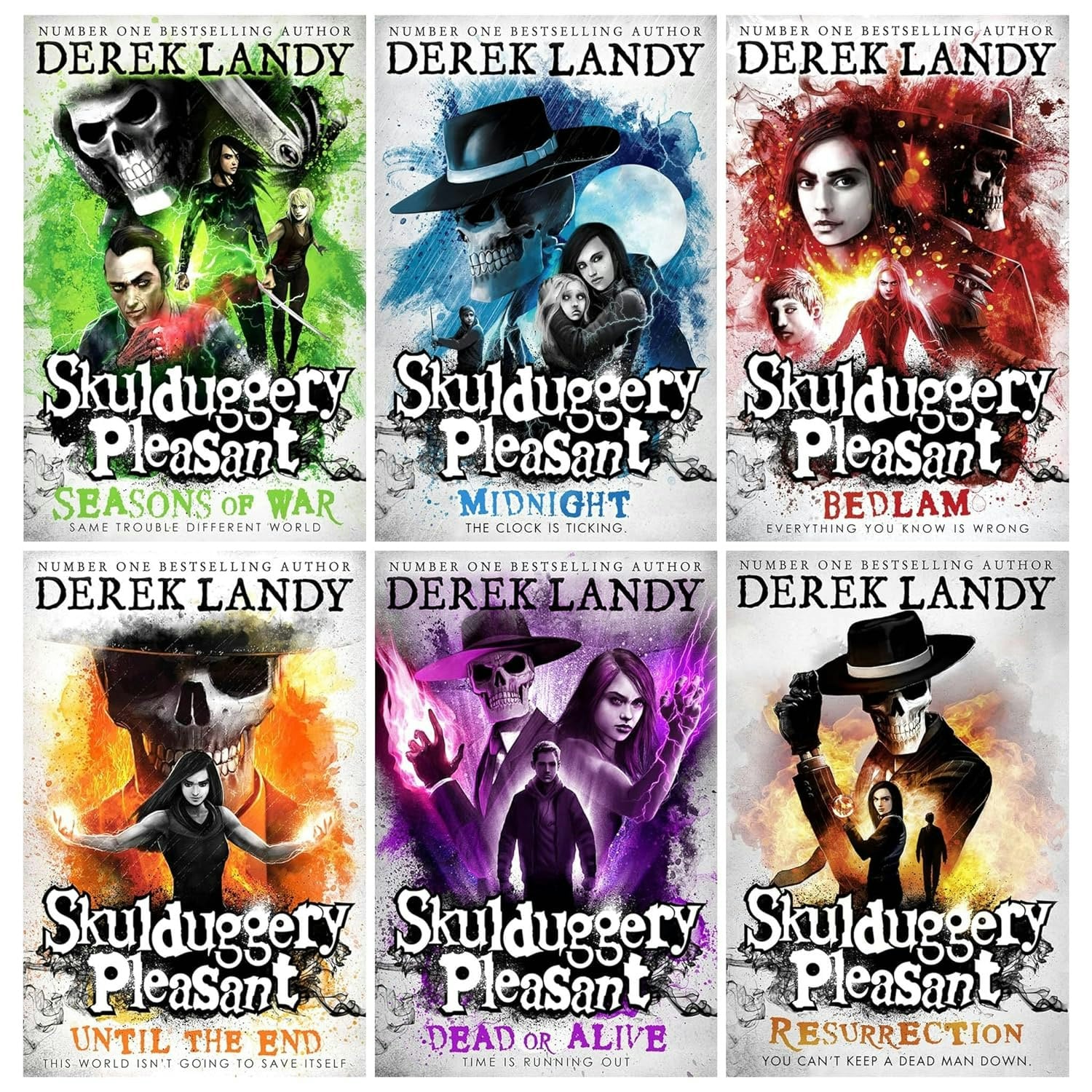 Harpercollins Skulduggery Pleasant Series 6 Book Set By Derek Landy (Book 10 - 15)