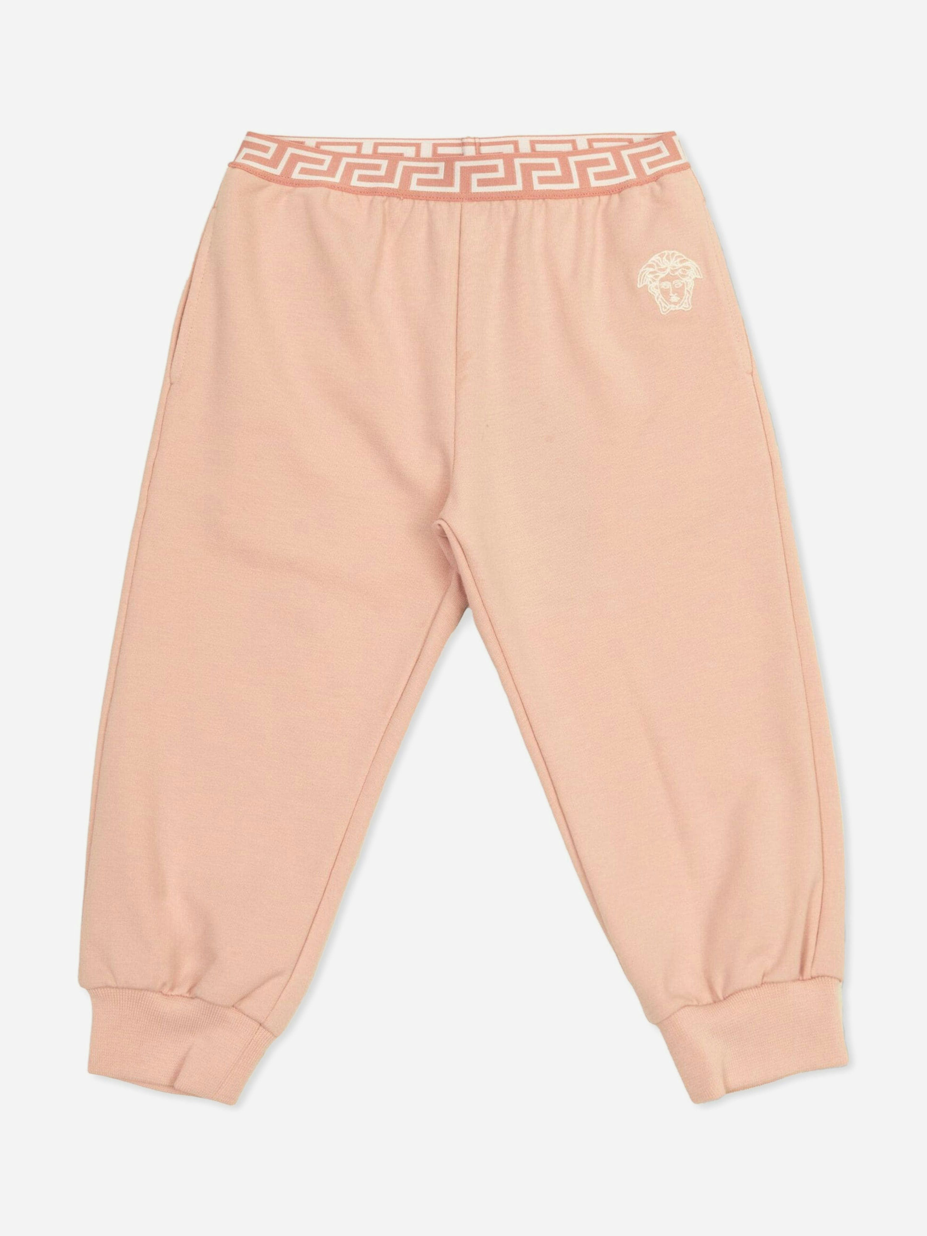 Versace Women's Pink Baby Girls Medusa Logo Joggers In - 24 Mths