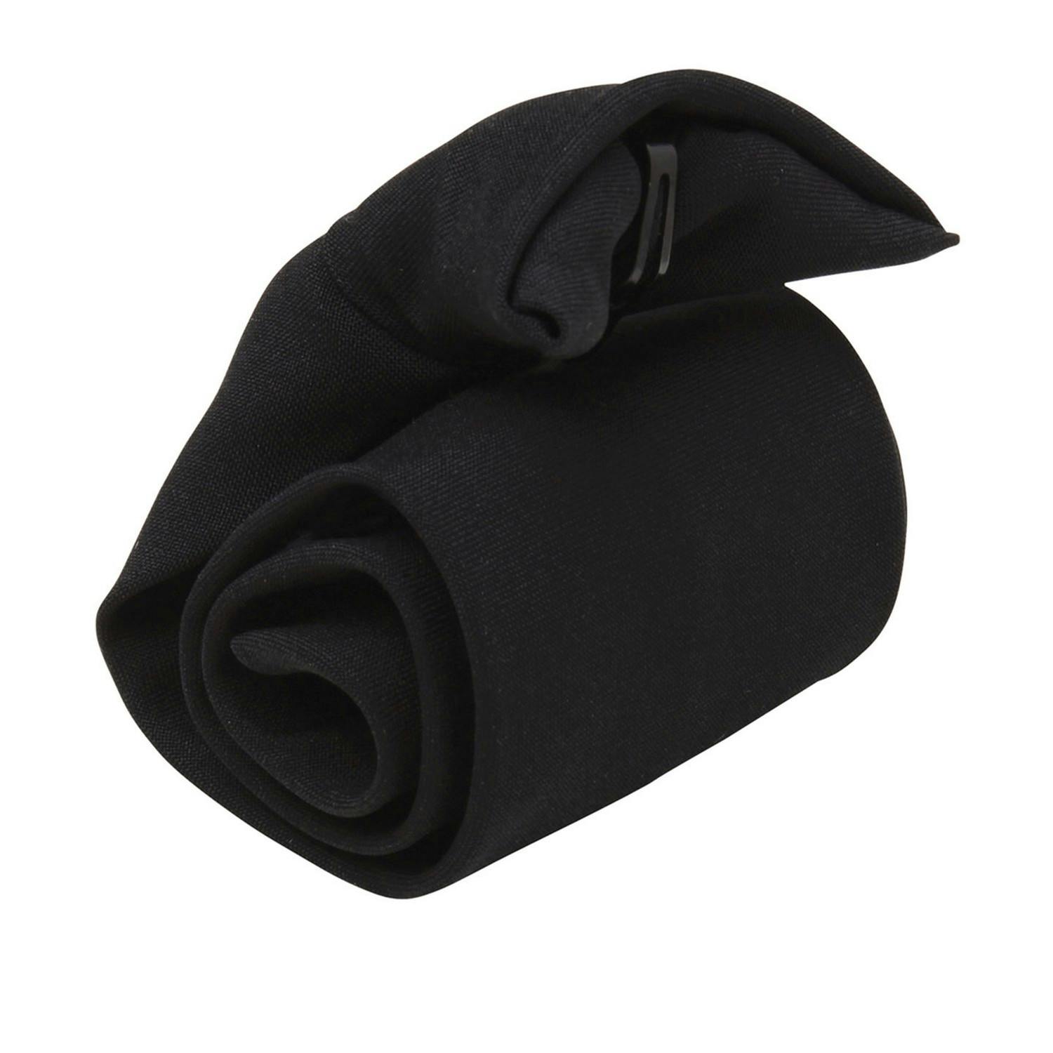Premier Unisex Black Clip-On Tie In - Image 3