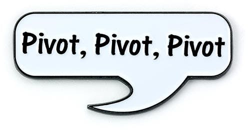 The Carat Shop Friends Tv Show Pivot, Pivot Pin Badge