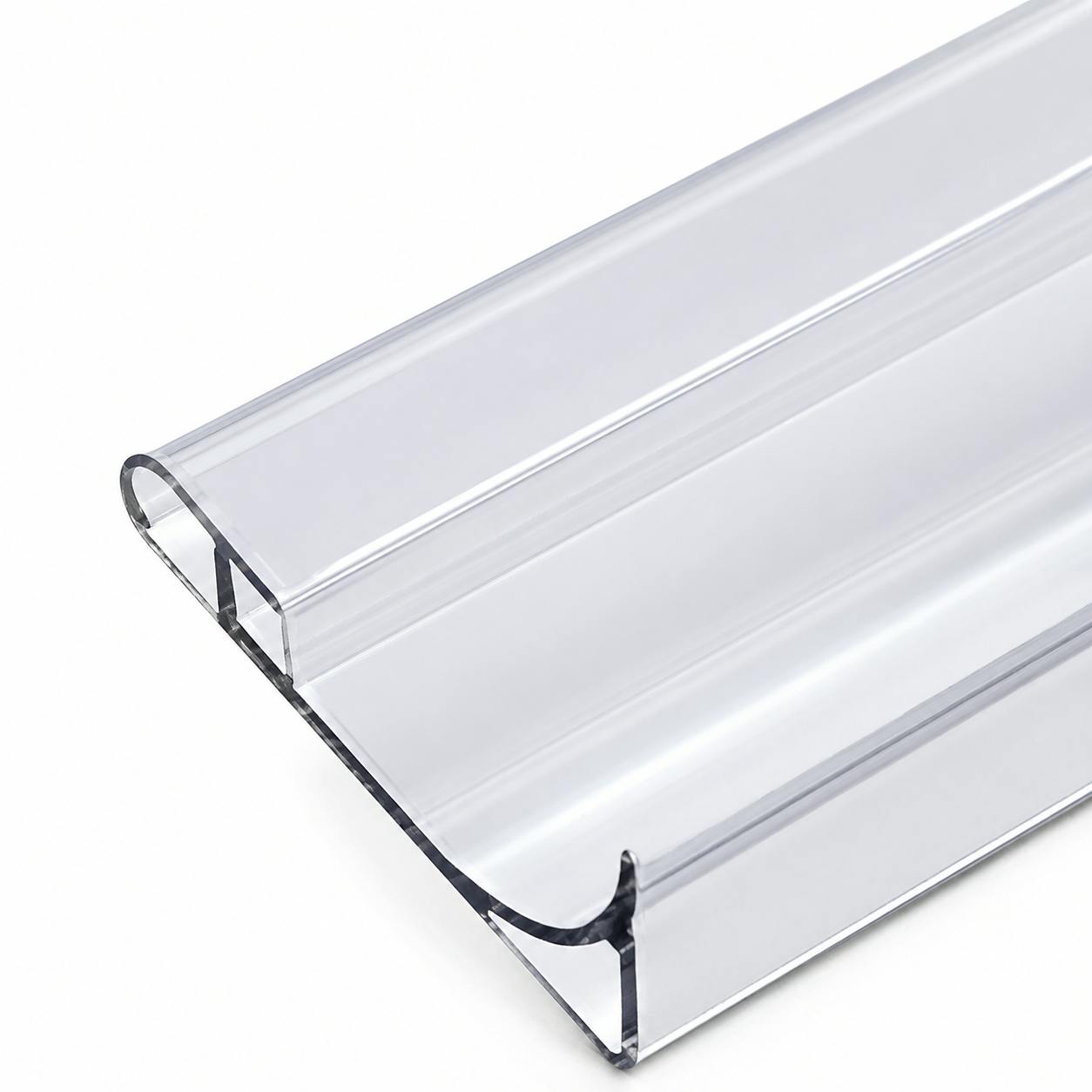 ENER-J Aluminium Skirting Profile - 71.3mm Height - 3m Length - White - Image 4