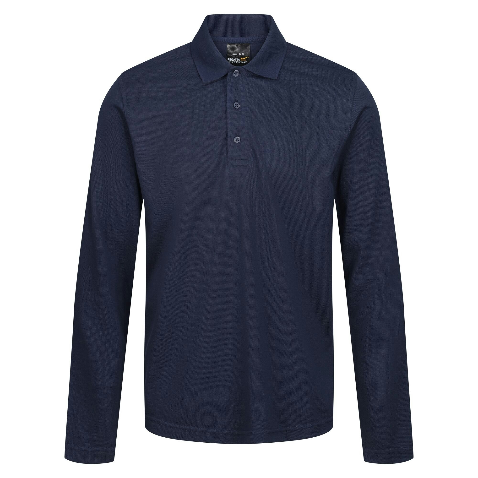 Regatta Men's Professional Long-Sleeved Polo Shirt - Navy - Navy Medium