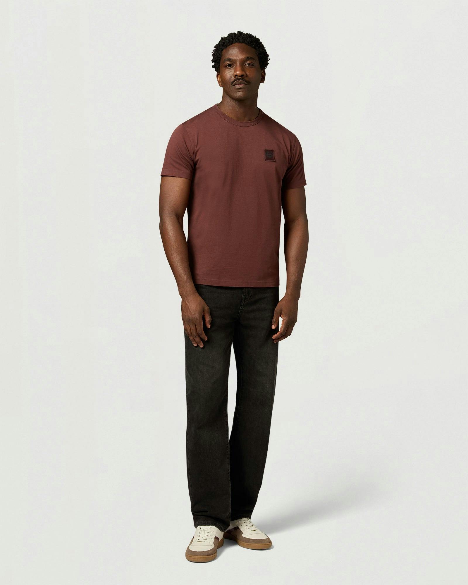 Belstaff Men's Icon Logo T-Shirt - Oxblood - Oxblood - L