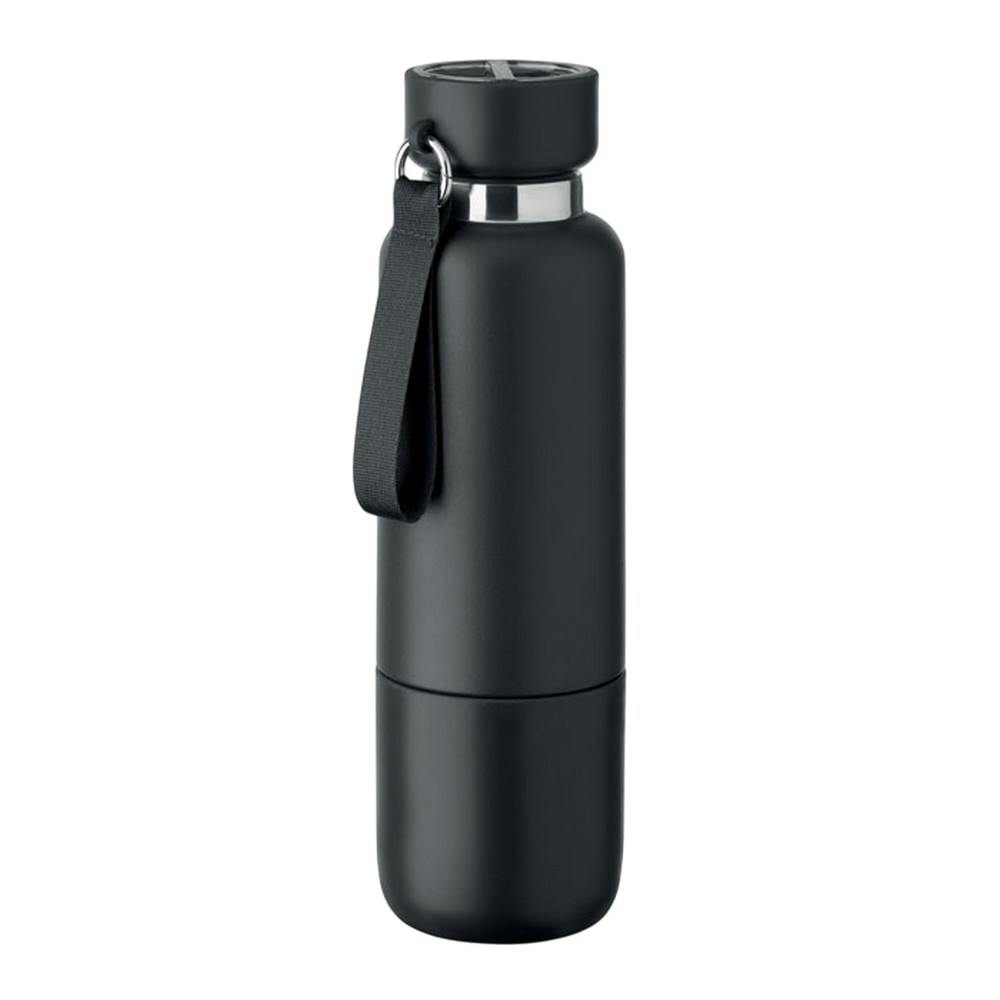 Midocean Black Noeka Insulated Water Bottle - One Size
