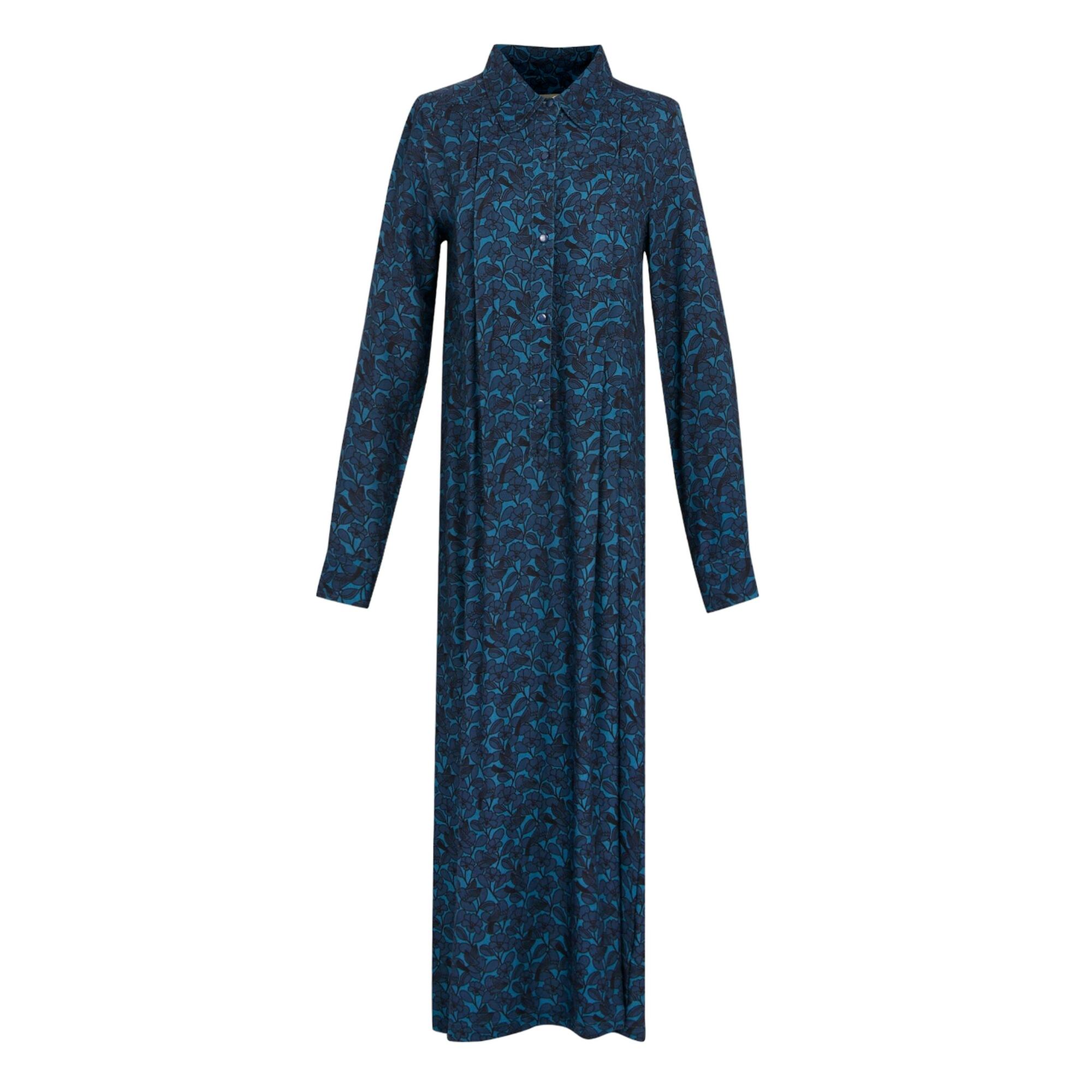Regatta Women's Blue / Orla Kiely Birdy Winter Dress - 12 Uk - 100% Viscose