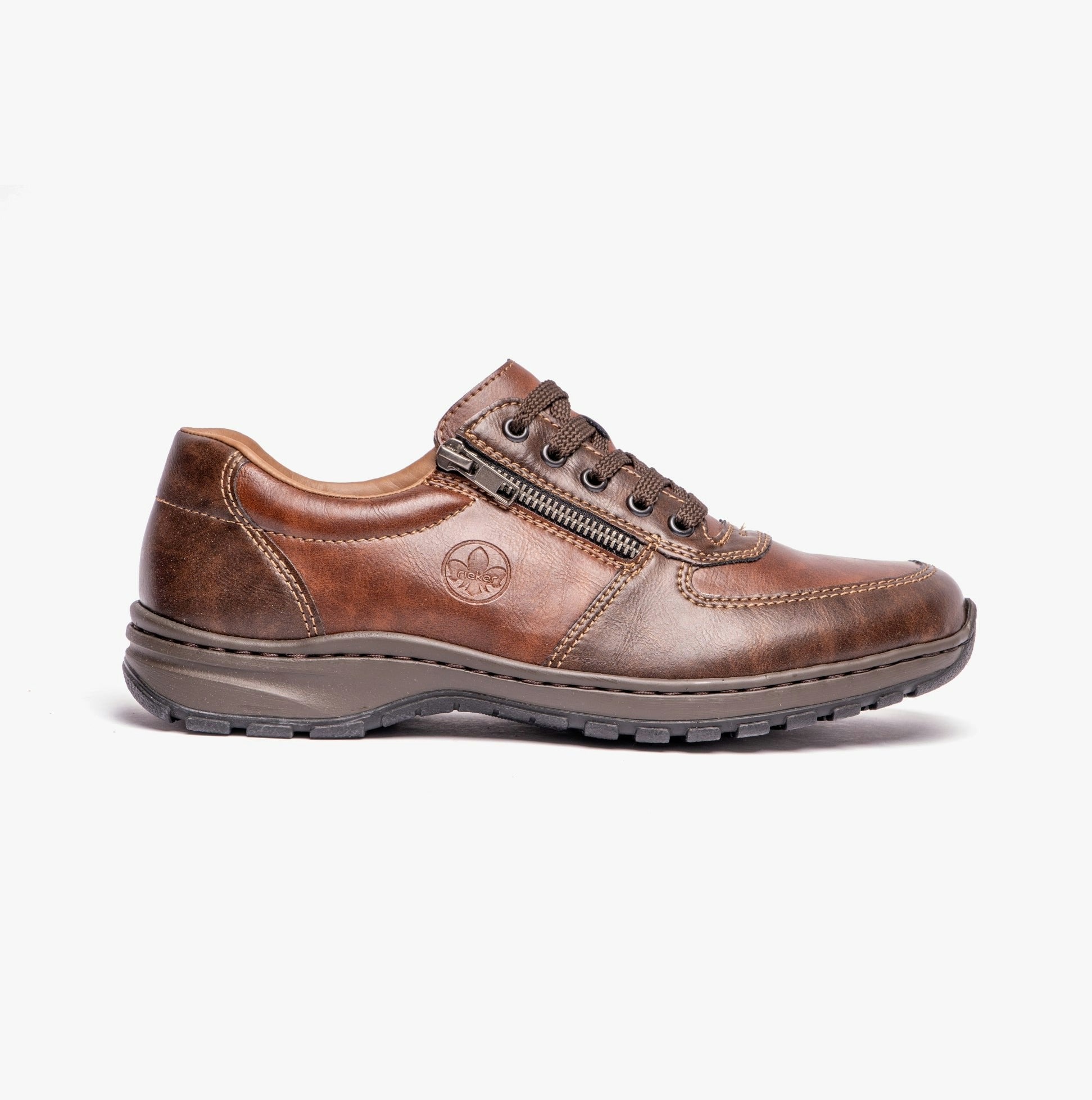 Rieker Men's Brown 03329-25 Shoes - Uk 10.5 / Eu 45