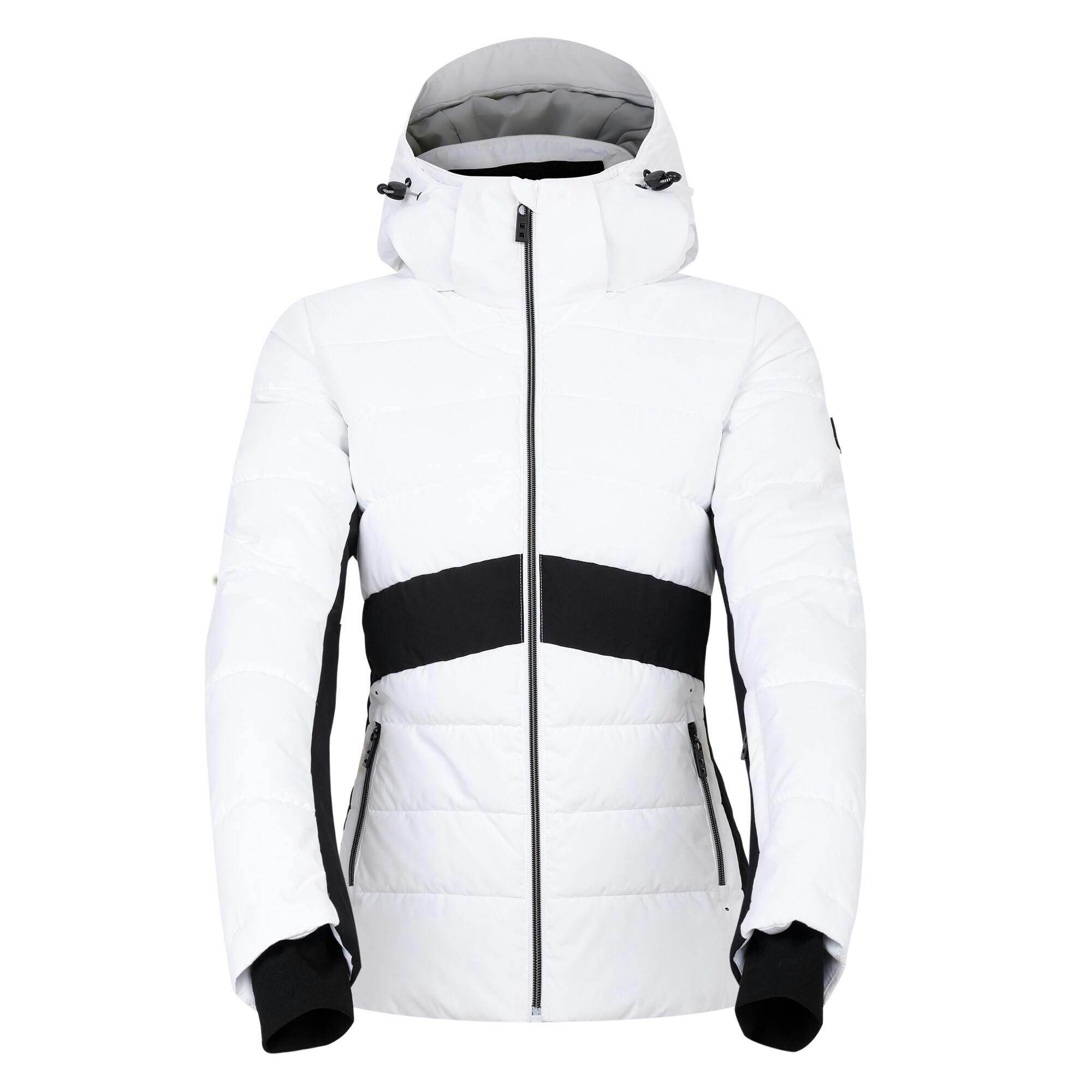 Dare 2B Women's White/Black Glacial Ski Jacket - 14 Uk - 100% Mixed