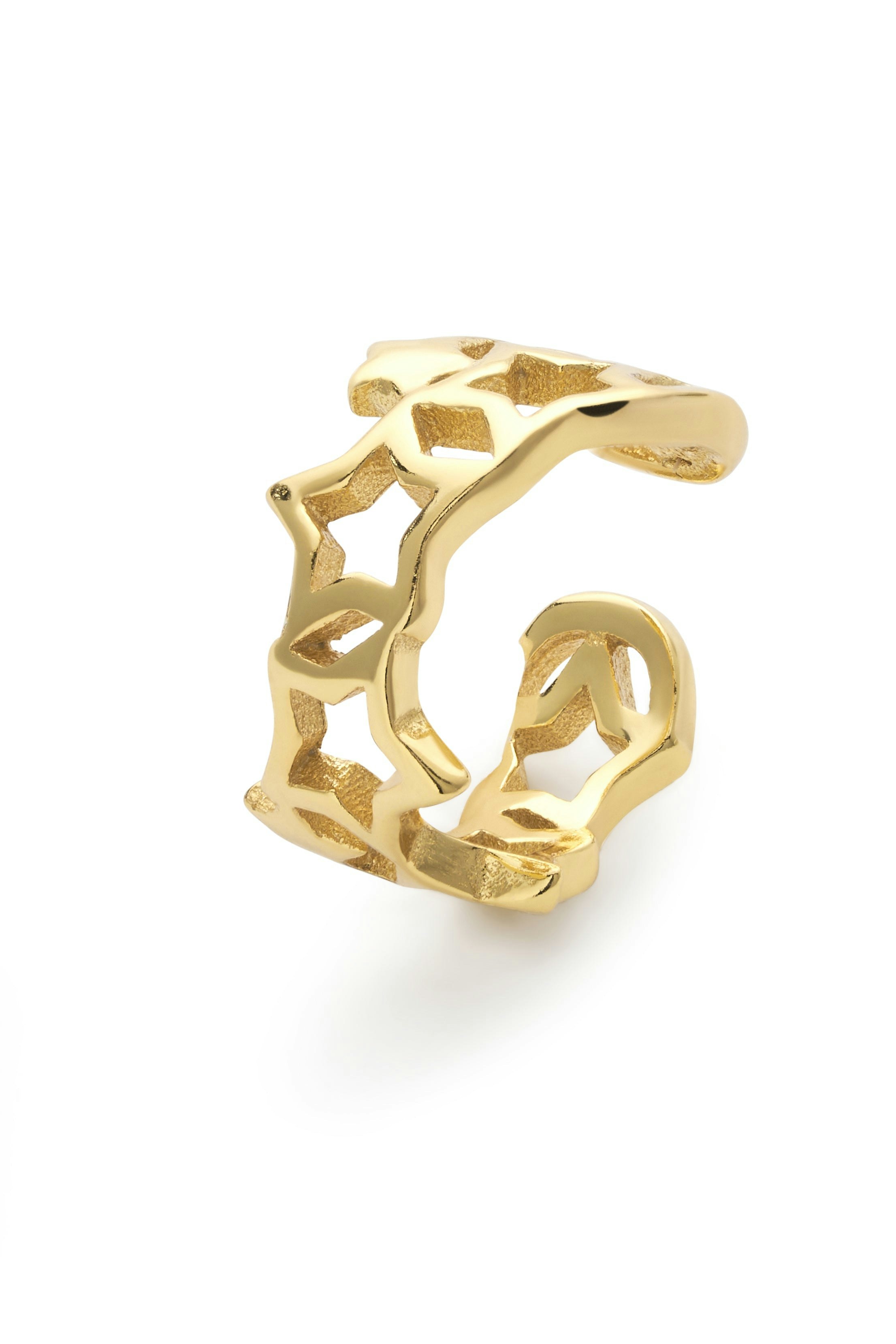 Elk & Bloom Women's Gold Star Ear Cuff - No Piercing Necessary - Yes Please
