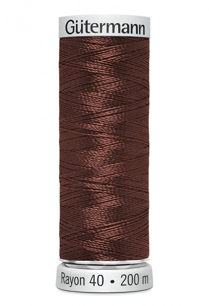 Gutermann No 40 Sulky Rayon Embroidery Thread 200M Rayon Thread Suitable For Embroidery - 1217 - 200 Metres