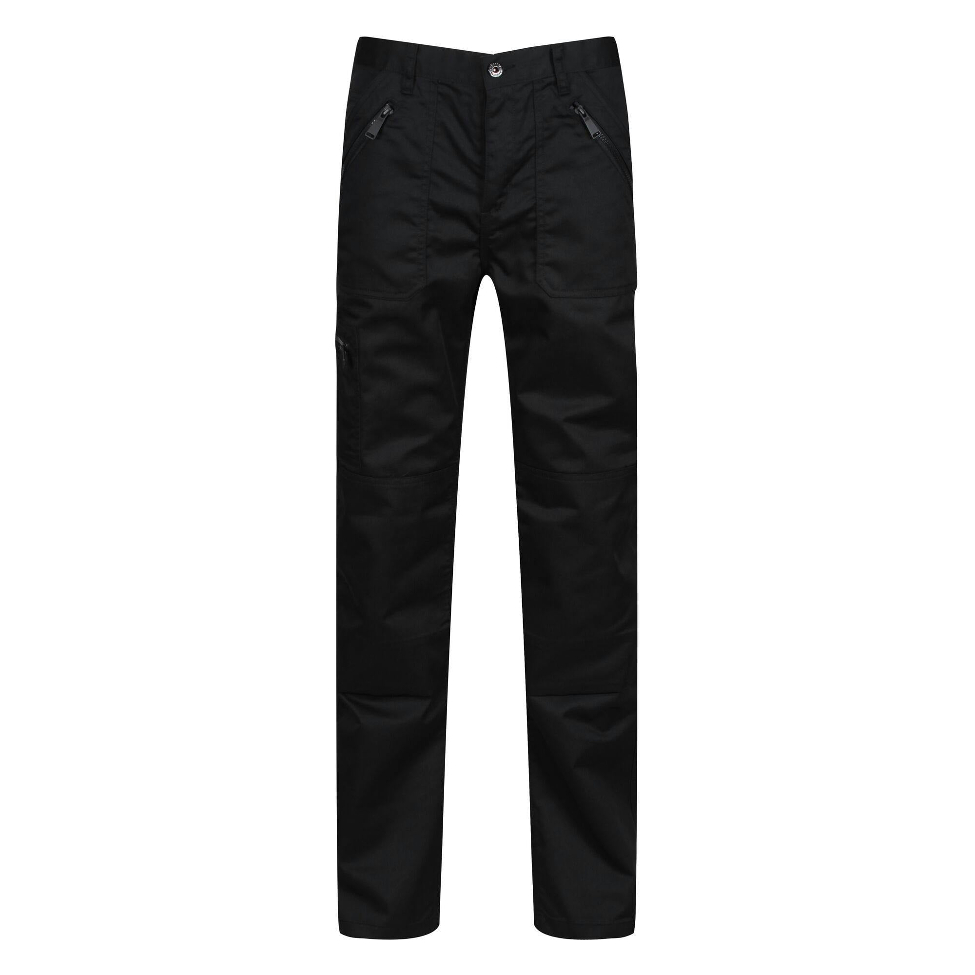 Regatta Men's Black Professional Waterproof Trousers - Traffic - 40In - Traffic - 65% Polyester/35% Cotton