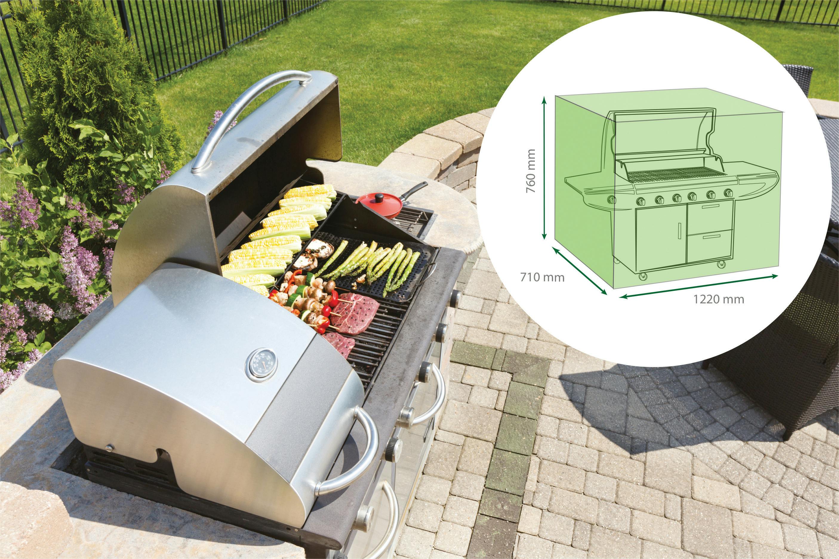 St Helens Green Home And Garden Water Resistant Wagon Bbq Cover