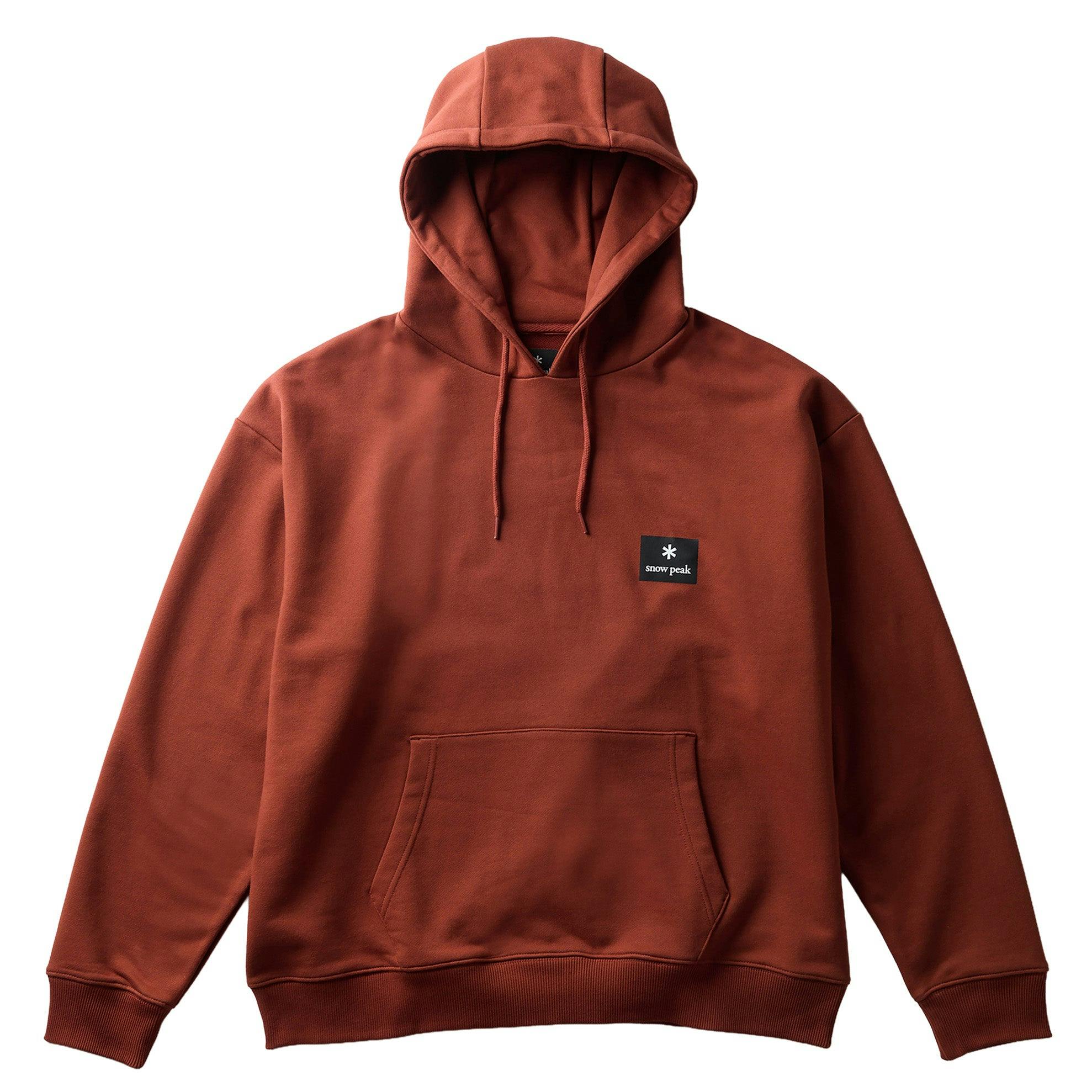 Snow Peak Light/Brown Nsd Square Logo Hoodie - X-Large