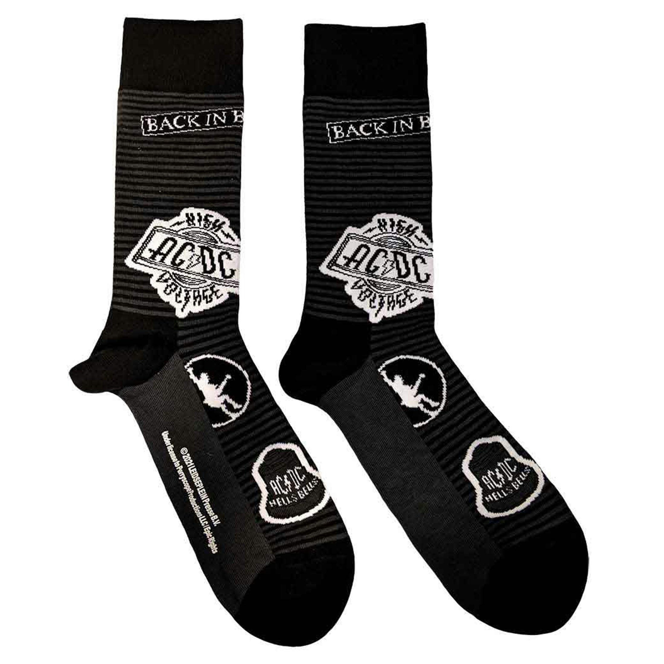 Paradiso Clothing Women's Ac/Dc Icons Ankle Socks