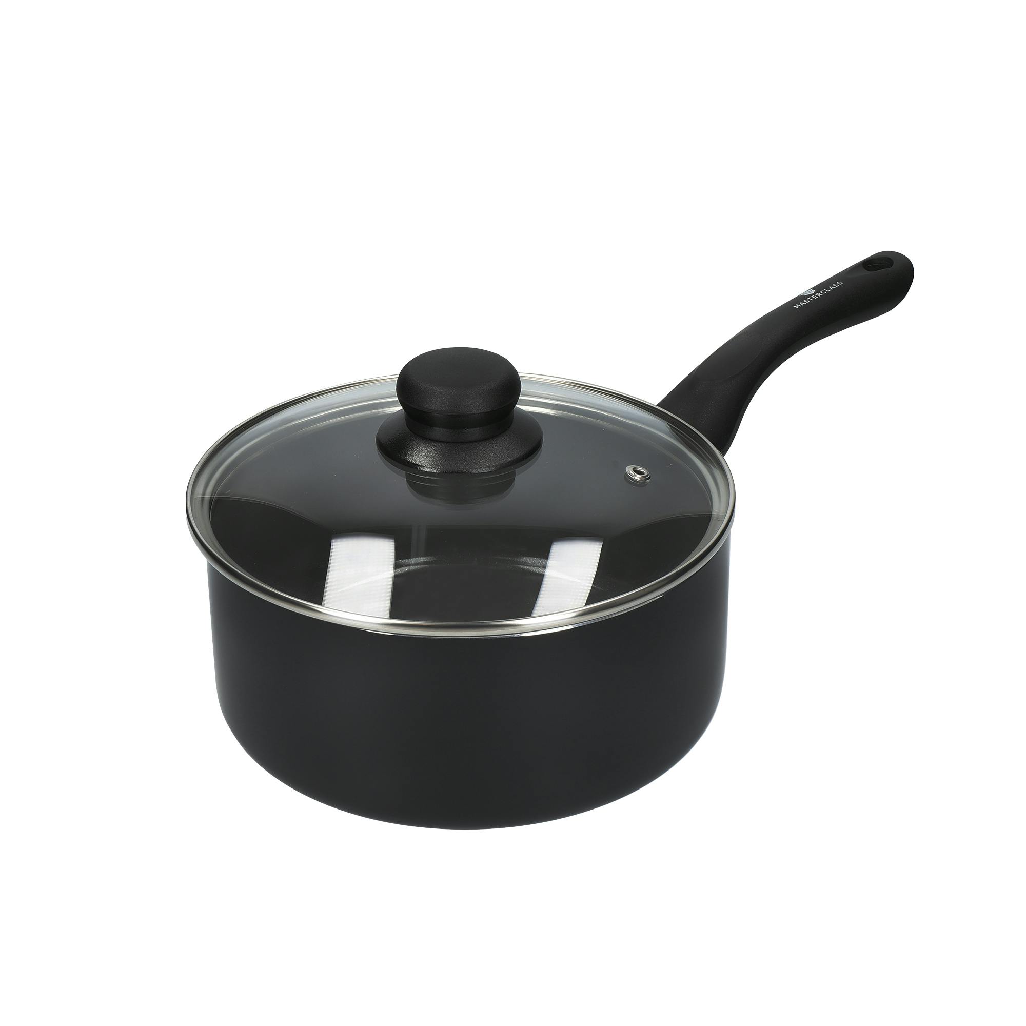 Rackhams Grey Can-To-Pan 20Cm Ceramic Non-Stick Saucepan With Lid, Recycled Aluminium - Aluminium - Saucepan