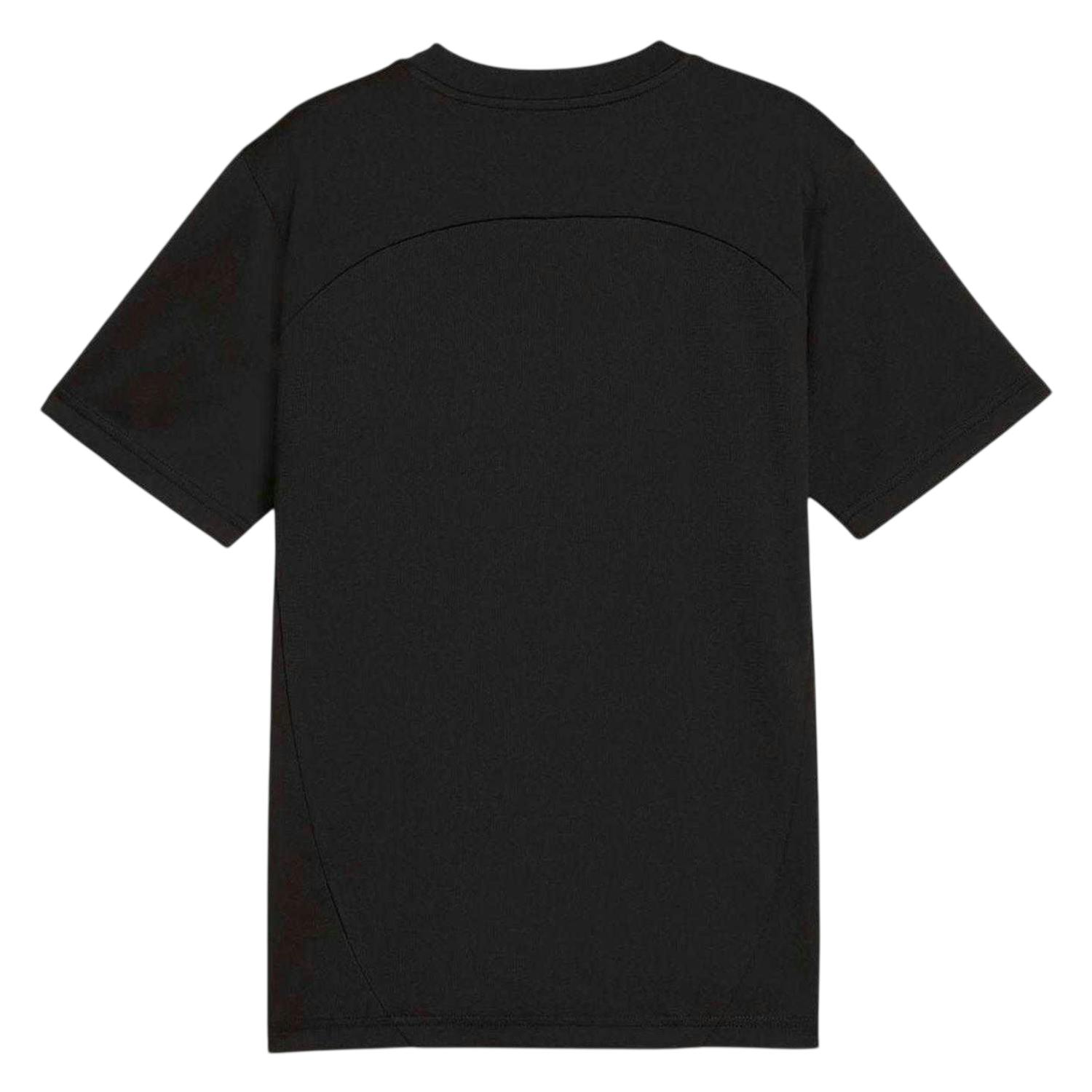 Puma Black Childrens/Kids Embossed Jacquard Regular Jersey - 5-6 Years - 100% Polyester