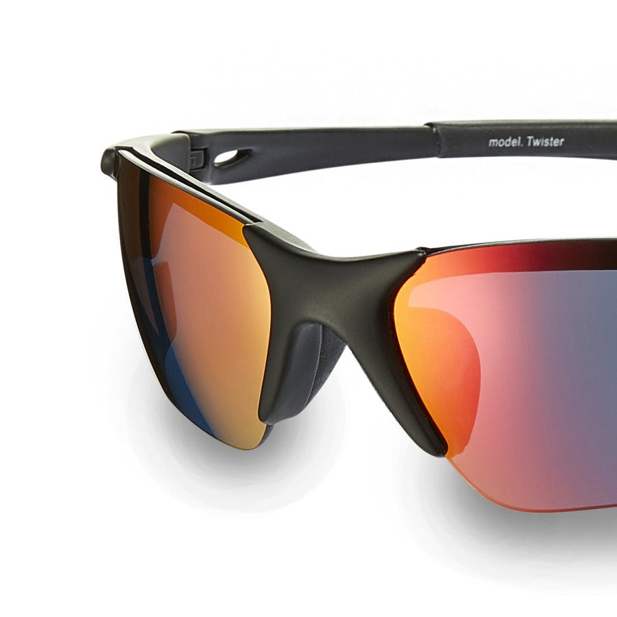 Sunwise Light/Black Twister Mk1 Sportssunglasses - Category 1-3