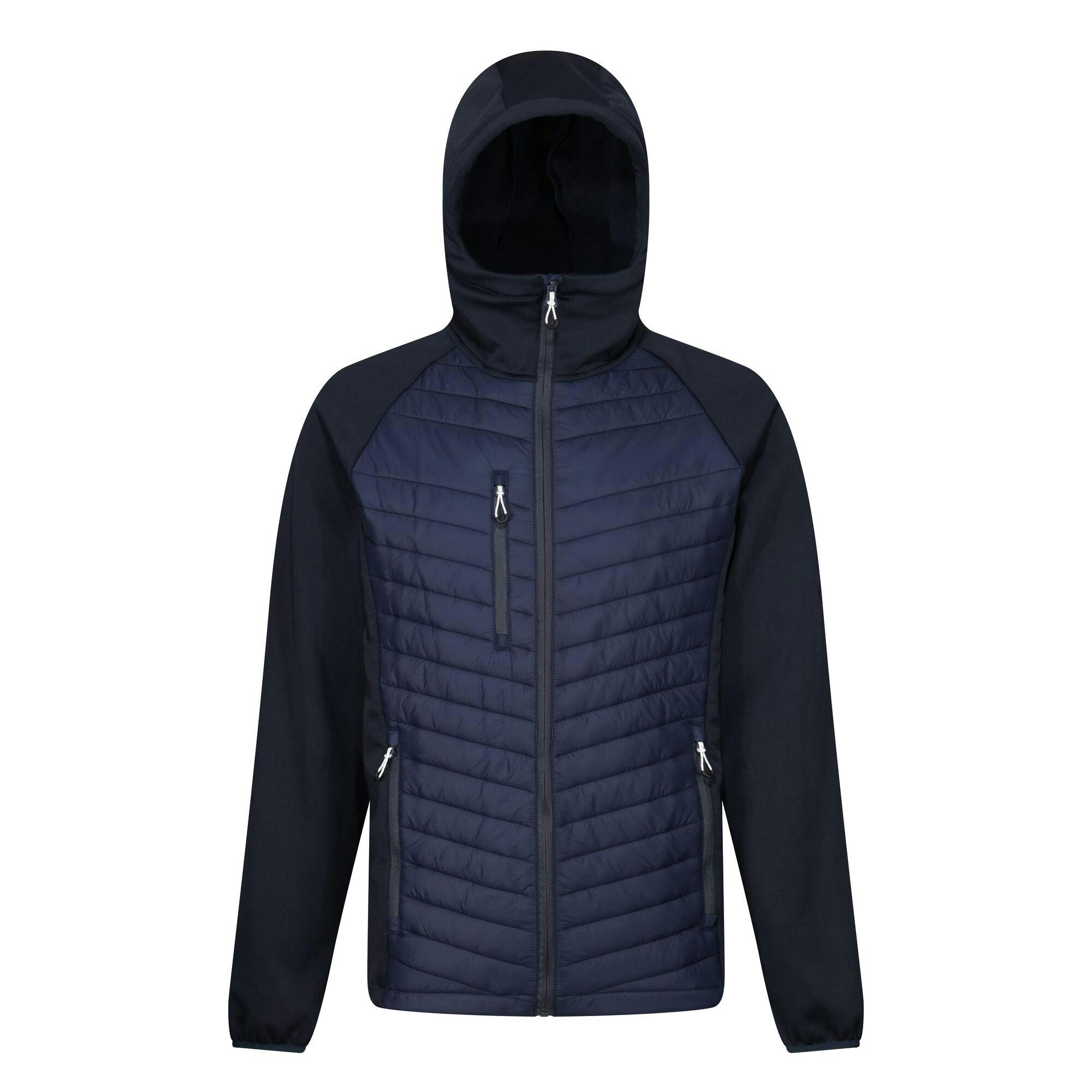 Regatta Men's Grey Navigate Quilted Hybrid Jacket - Navy/Seal - M - Navy/Seal - 100% Polyester