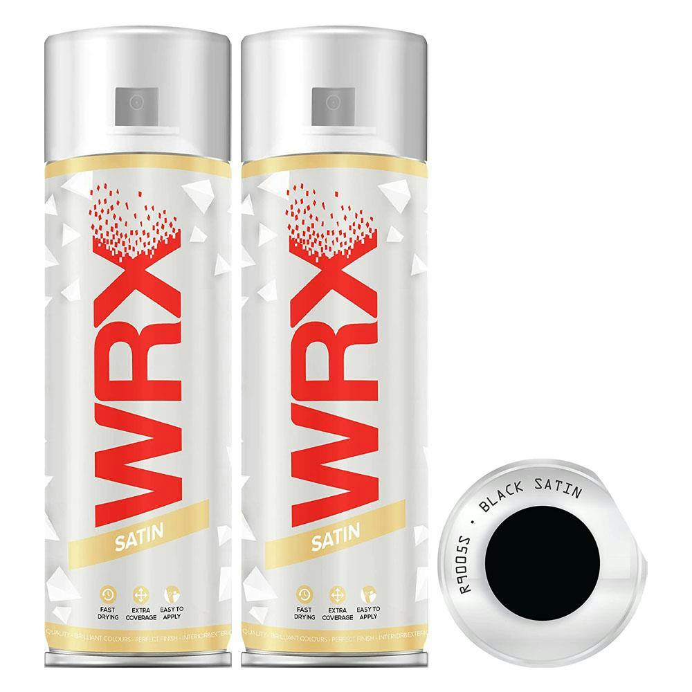 Rackhams Black Satin Spray Paint 400Ml - Image 6