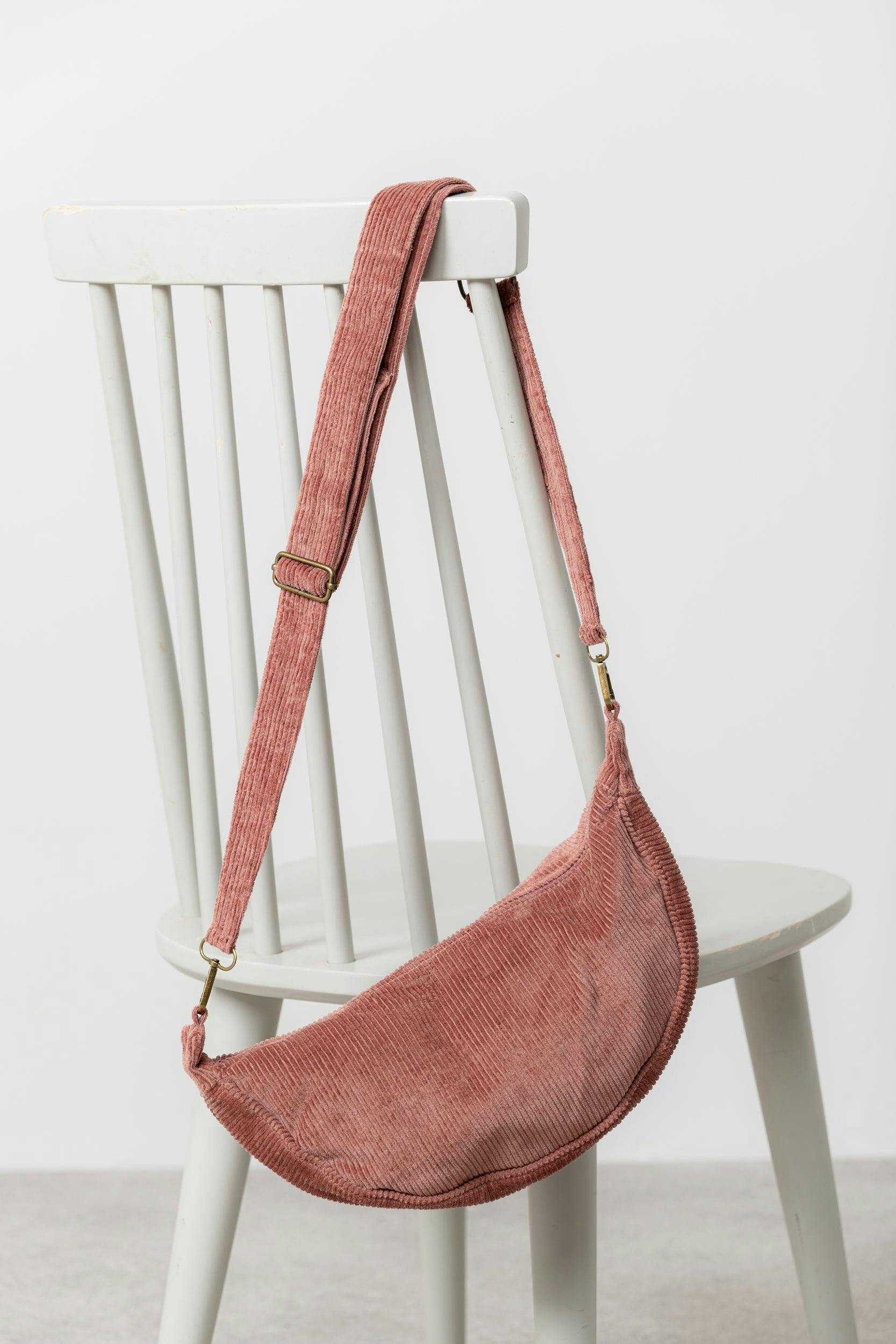 Lily & Me Jumbo Cord Crossbody Bag Antique Rose - Antique Rose - One Size