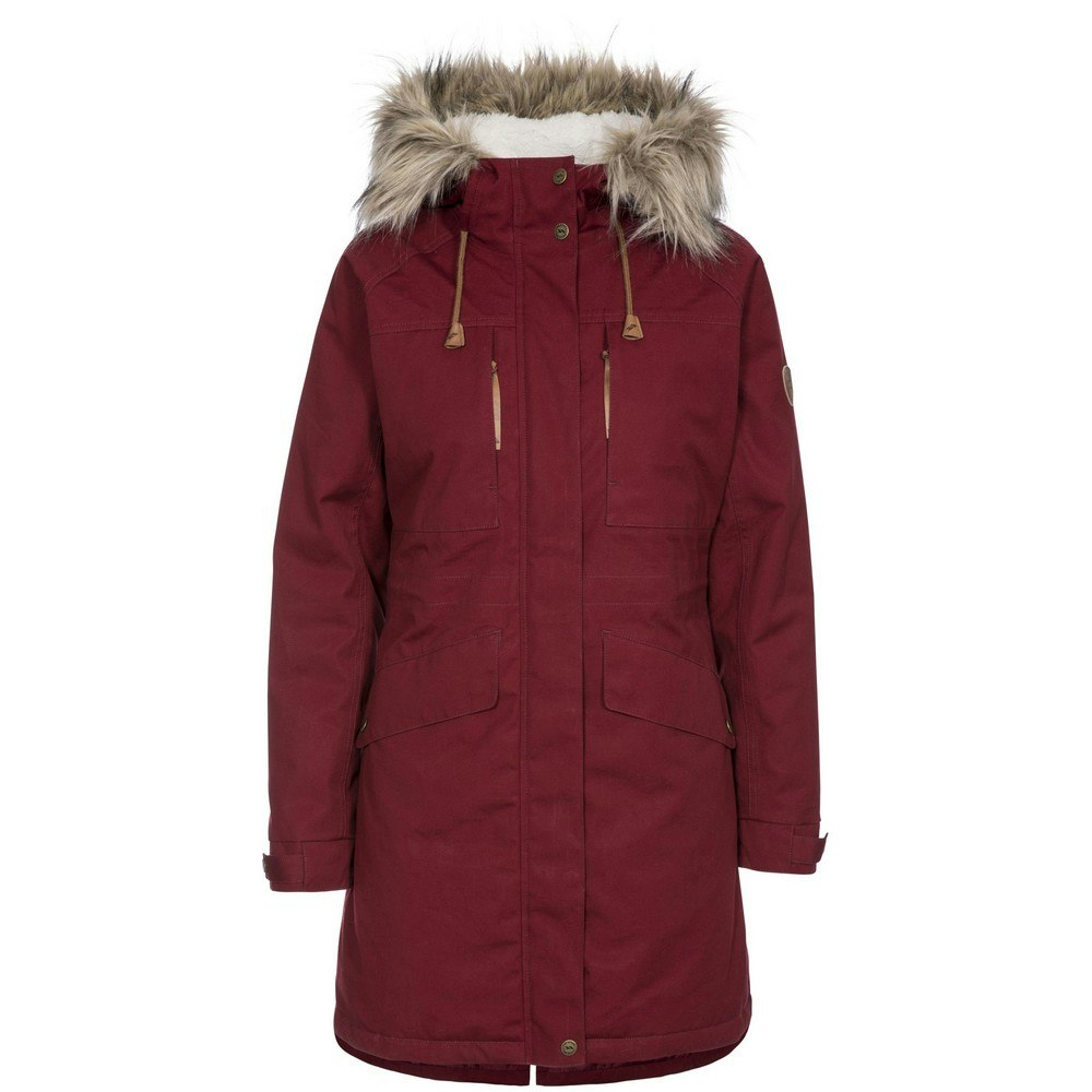 Trespass Women's Faithful Waterproof Jacket - Merlot - Merlot - Xxs