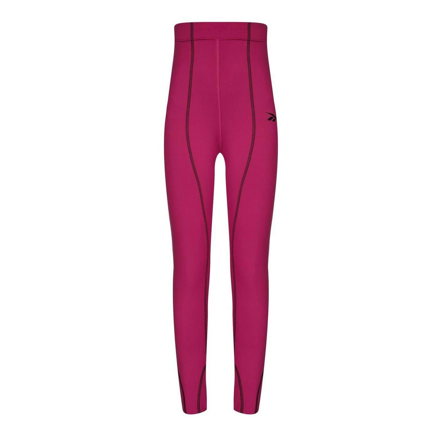 Reebok Women's Pink Myt Skinny Running Leggings - Xs R - 100% Mixed