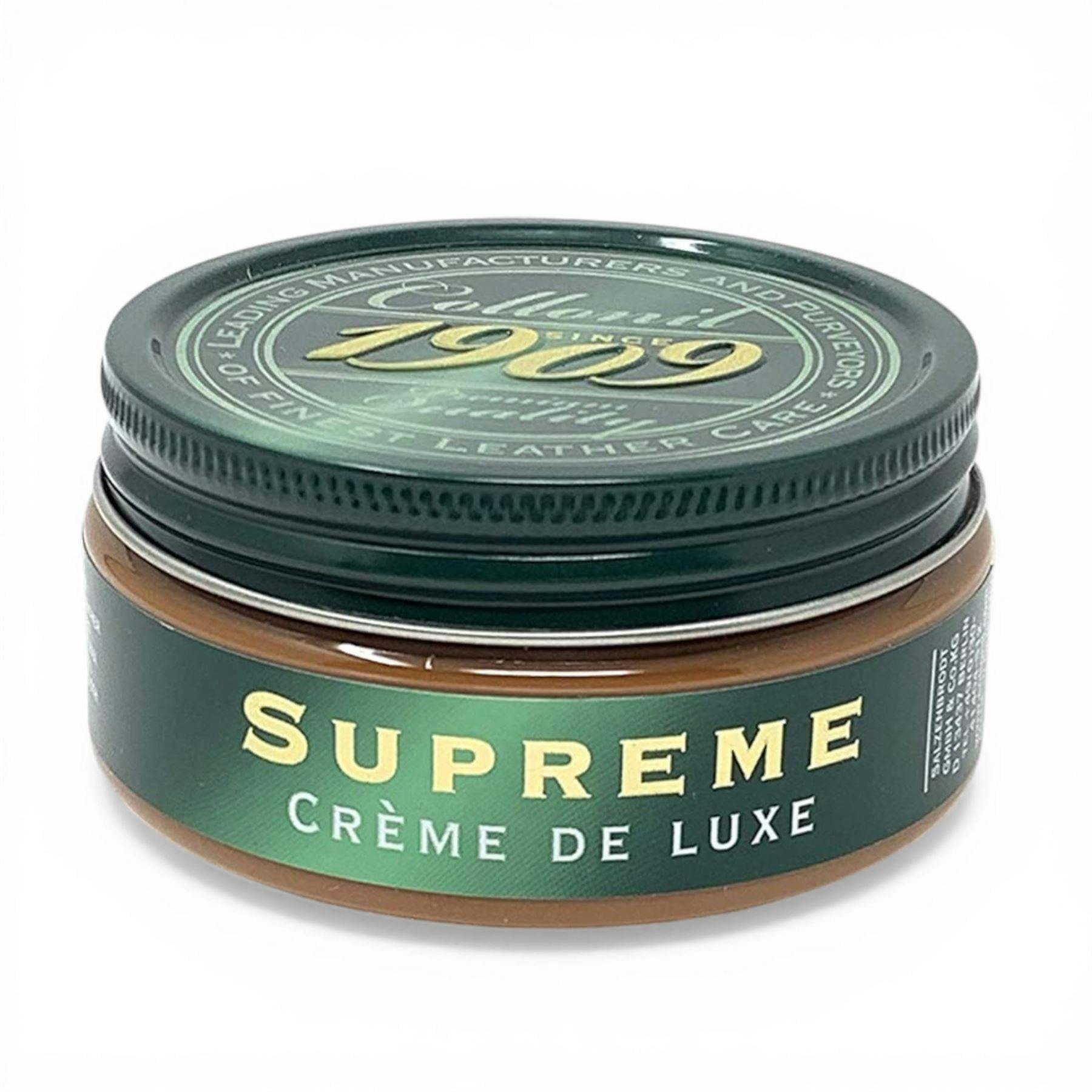 Collonil 1909 Supreme Crème De Luxe 100 Ml Leather Conditioner Polish - Tan - 100 Ml