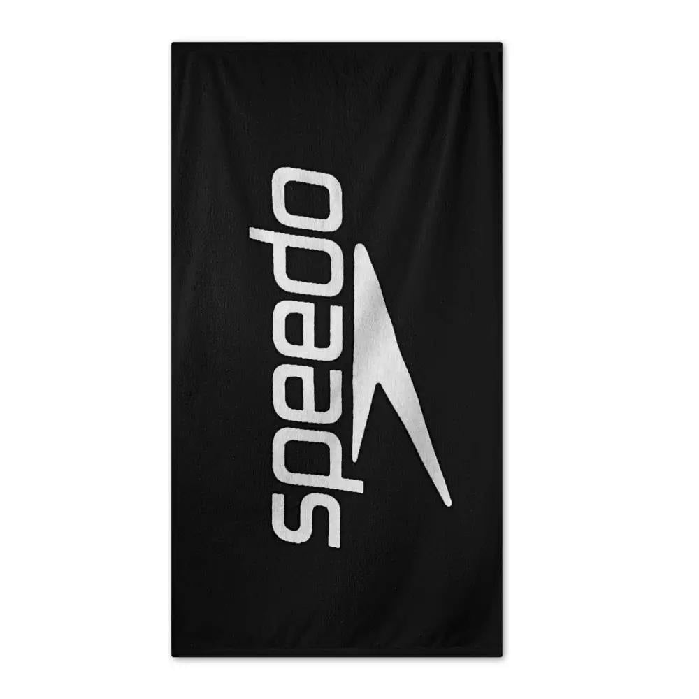Speedo Black/White Logo Towel