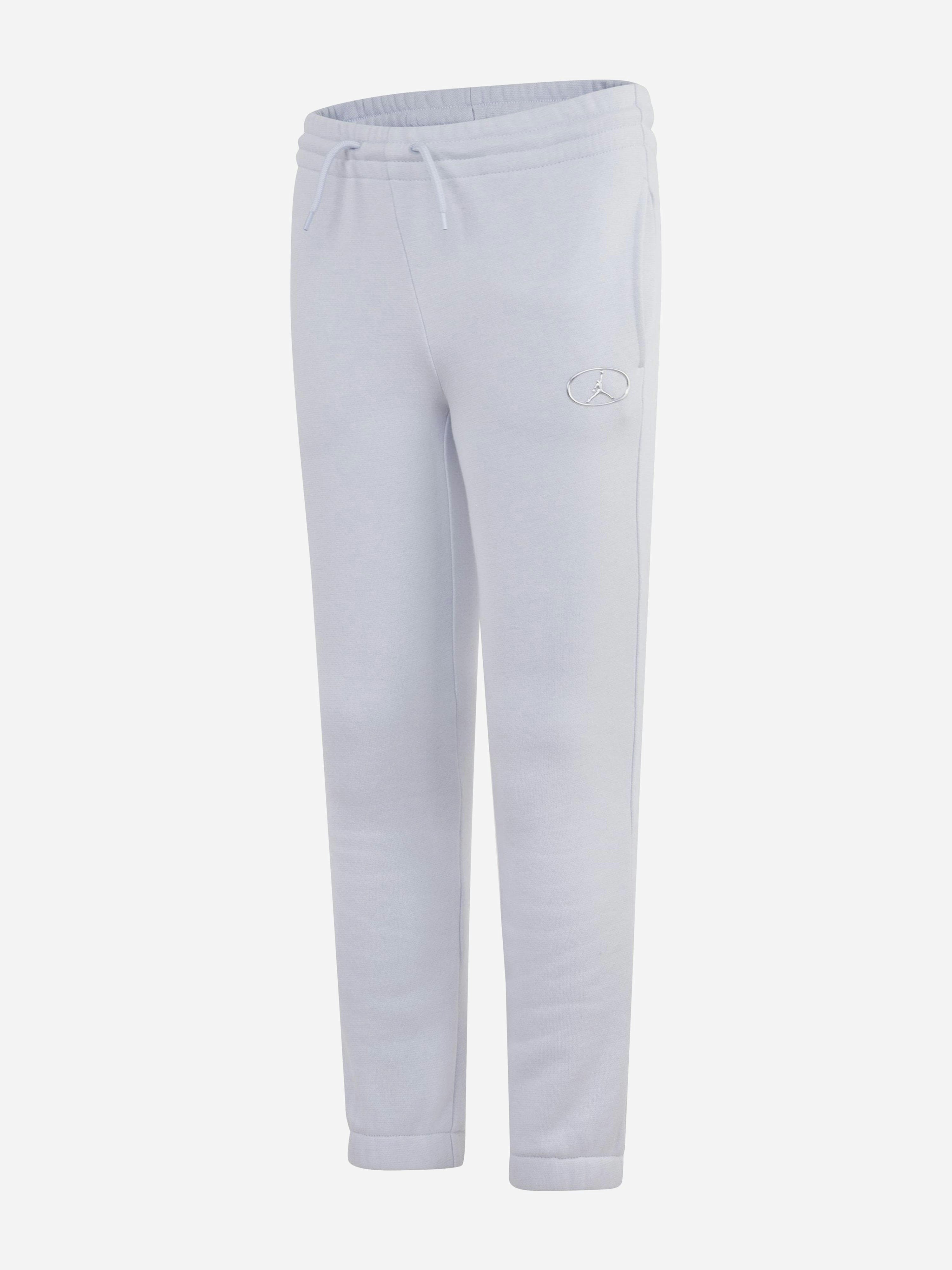 Jordan Girls Grey Logo Joggers In - 12 - 13 Yrs
