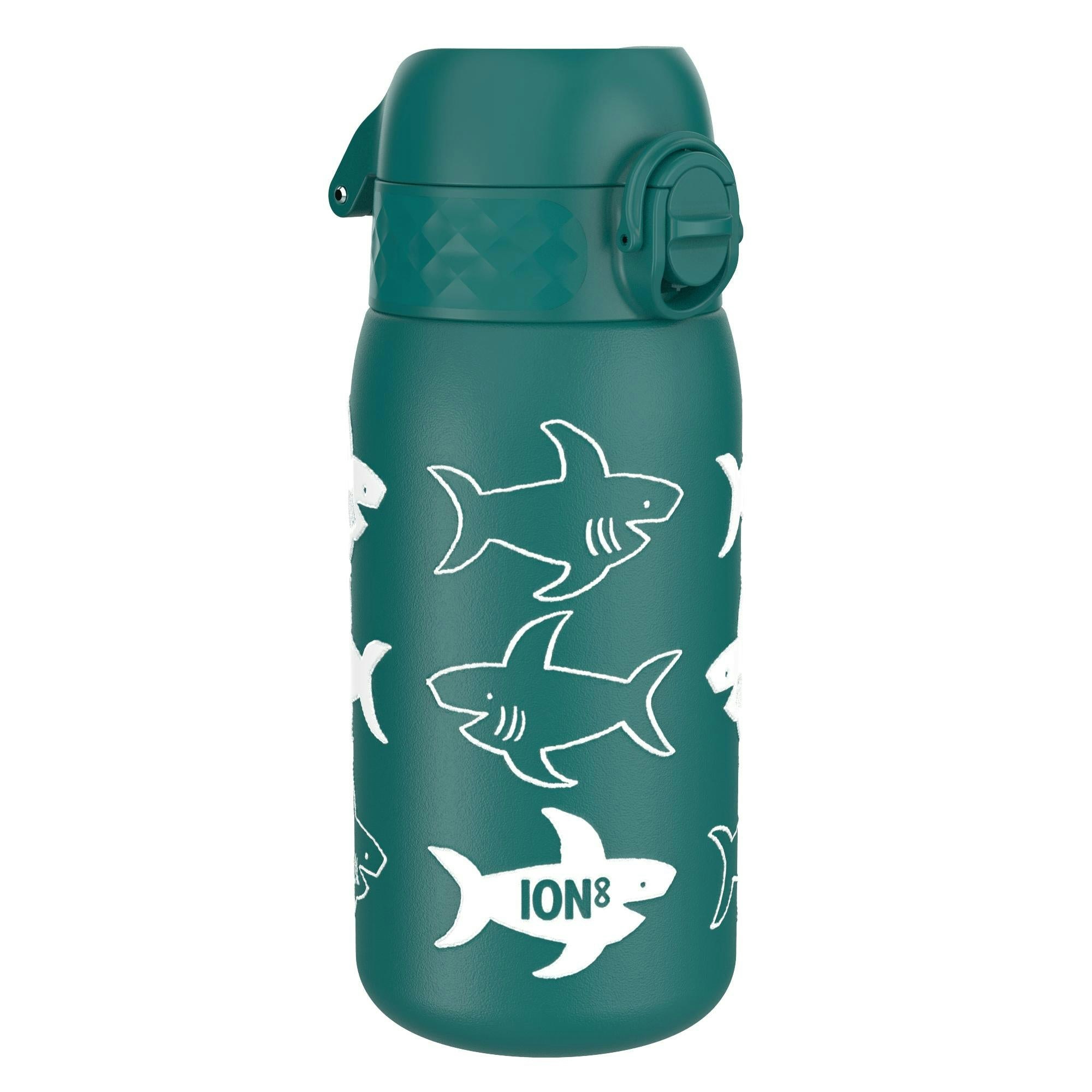 Rackhams Leak Proof Thermal Steel Water Bottle, Insulated, Sharks, 320Ml (11Oz)