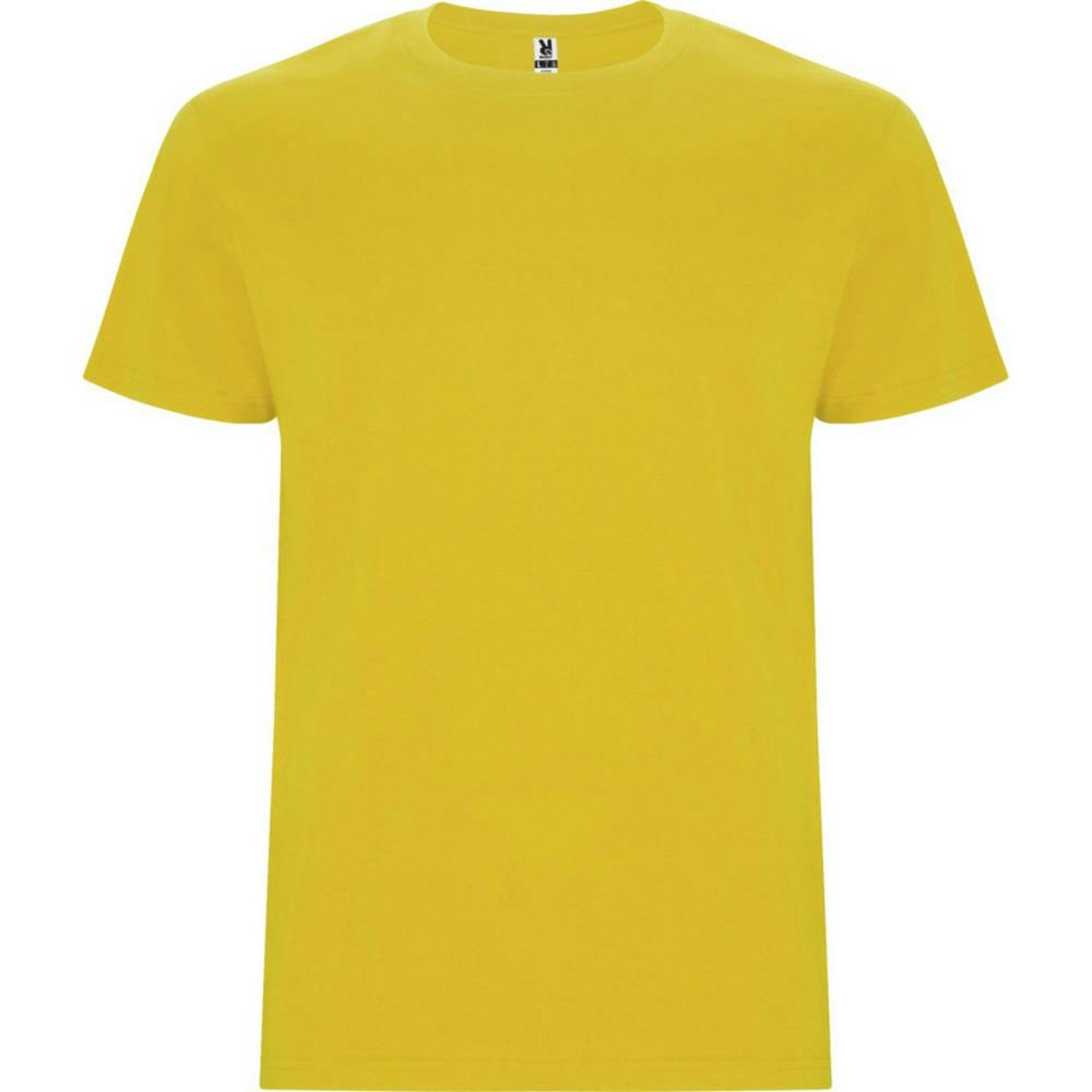 Roly Yellow Kids Stafford T-Shirt - 11-12 Years - 100% Cotton