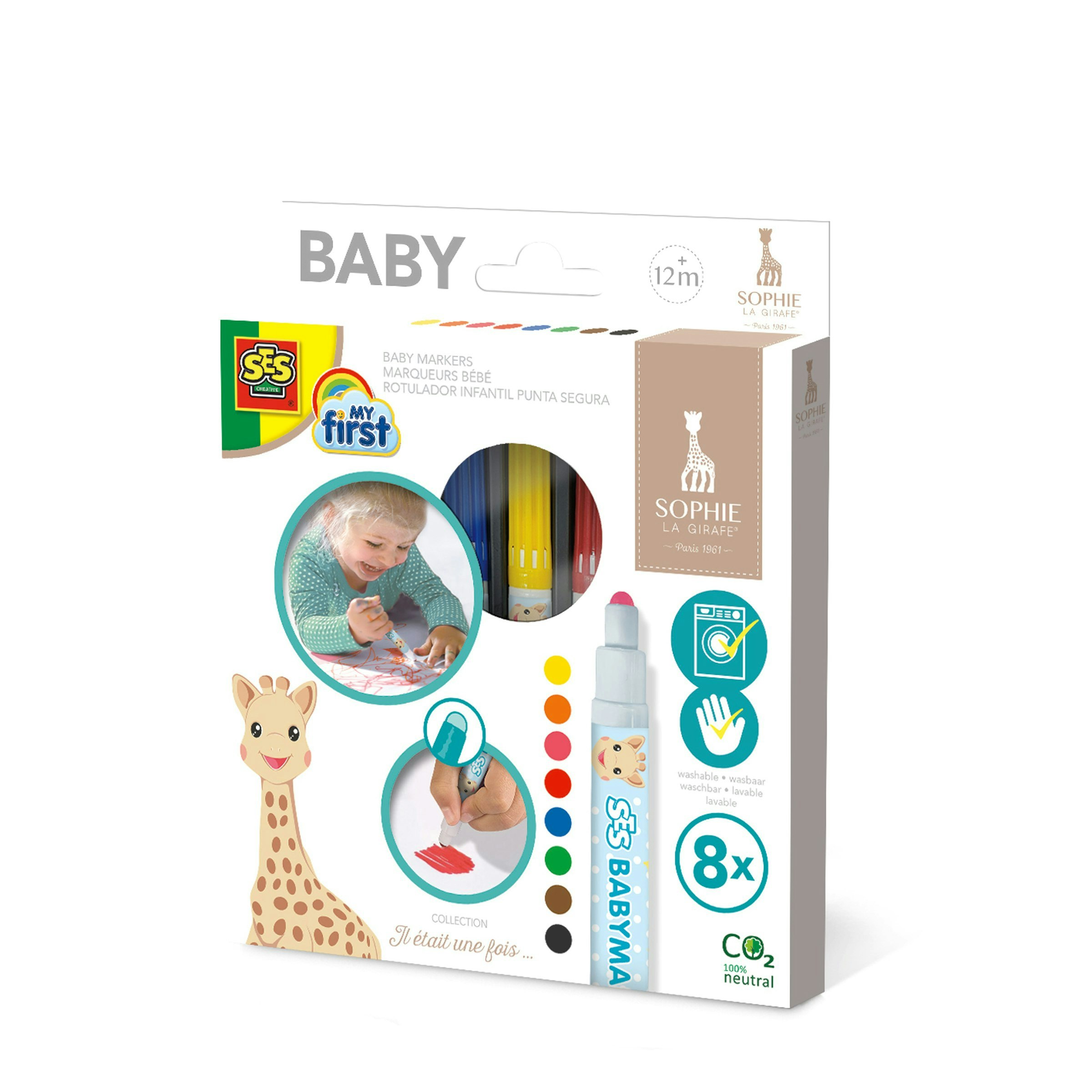 Ses Creative Sophie La Girafe - Baby Markers